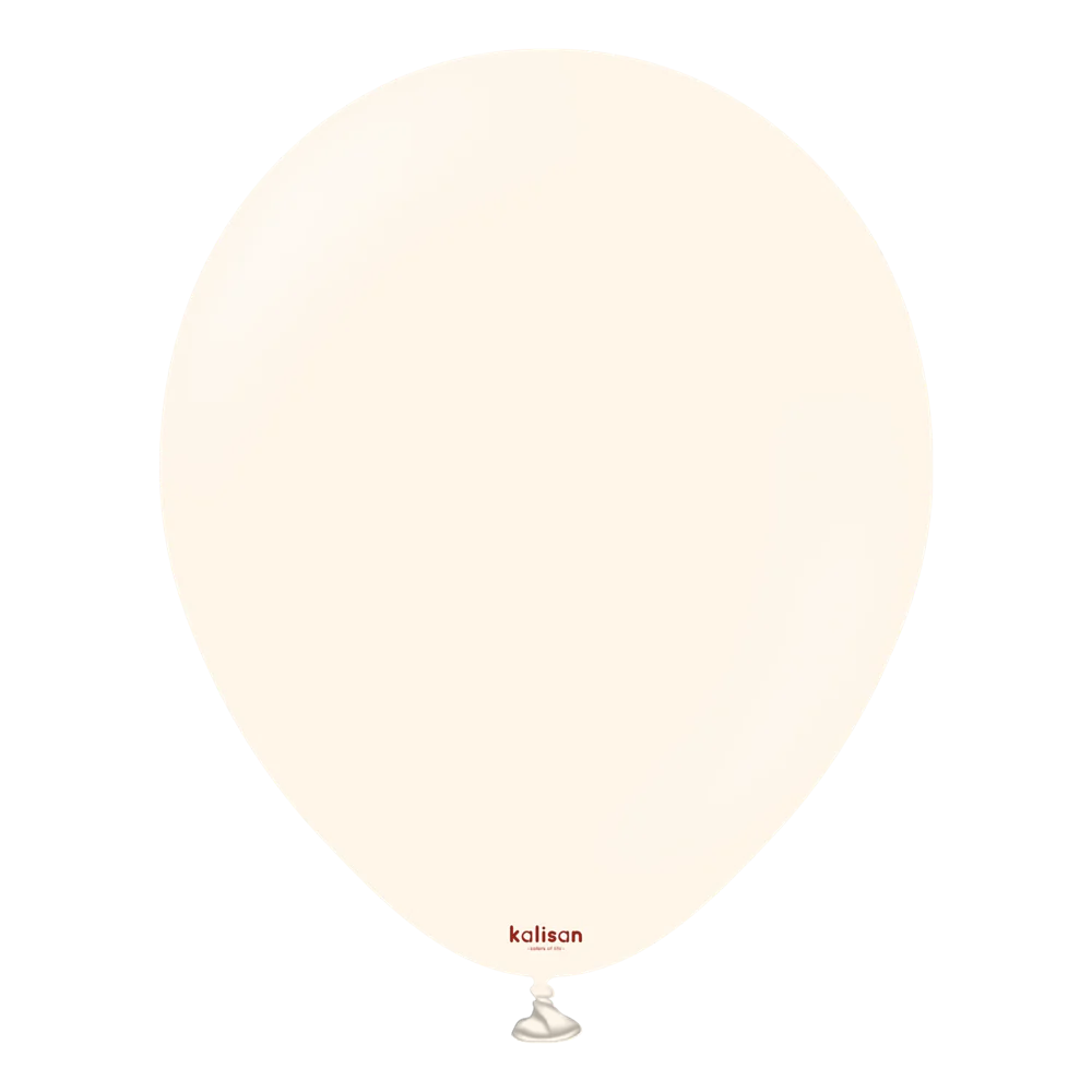 18 inch Kalisan Macaron Pale Salmon Latex Balloons 25ct