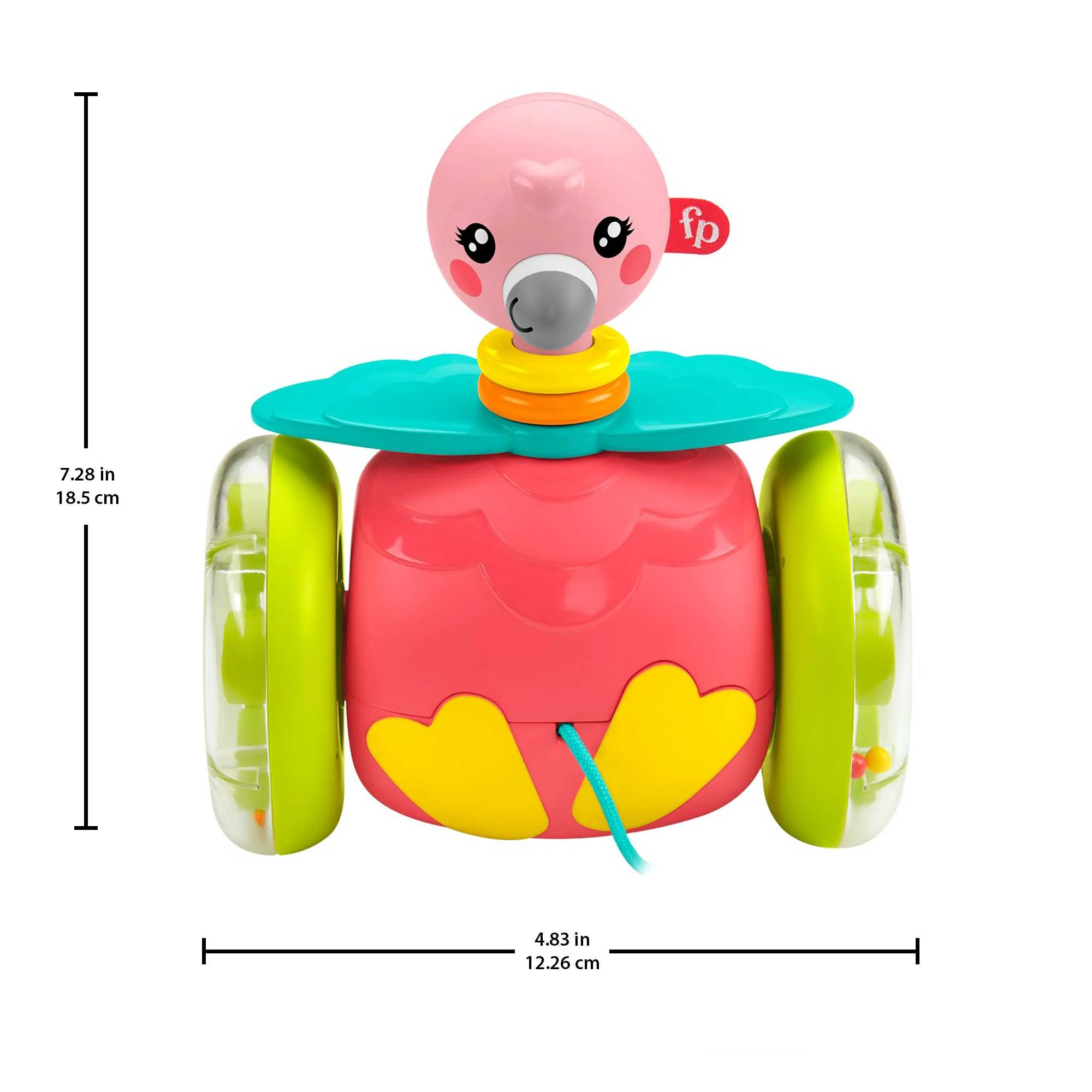 Fisher-Price Paradise Pals Pull-Along Flamingo