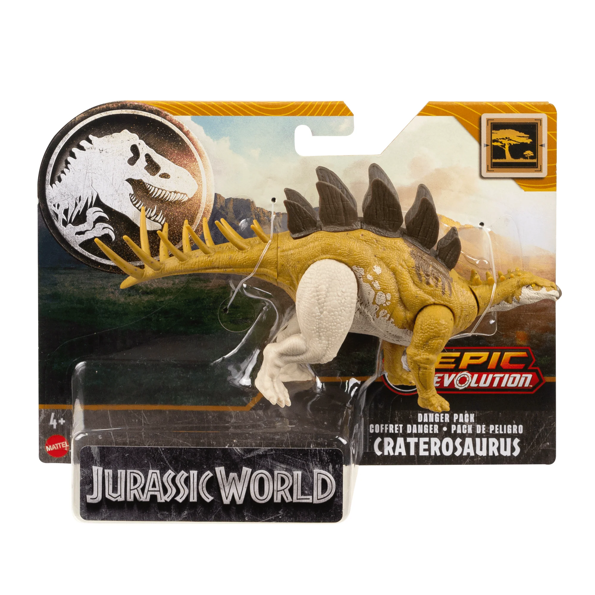 Jurassic World Dinosaur Danger Pack Craterosaurus Action Figure Toy
