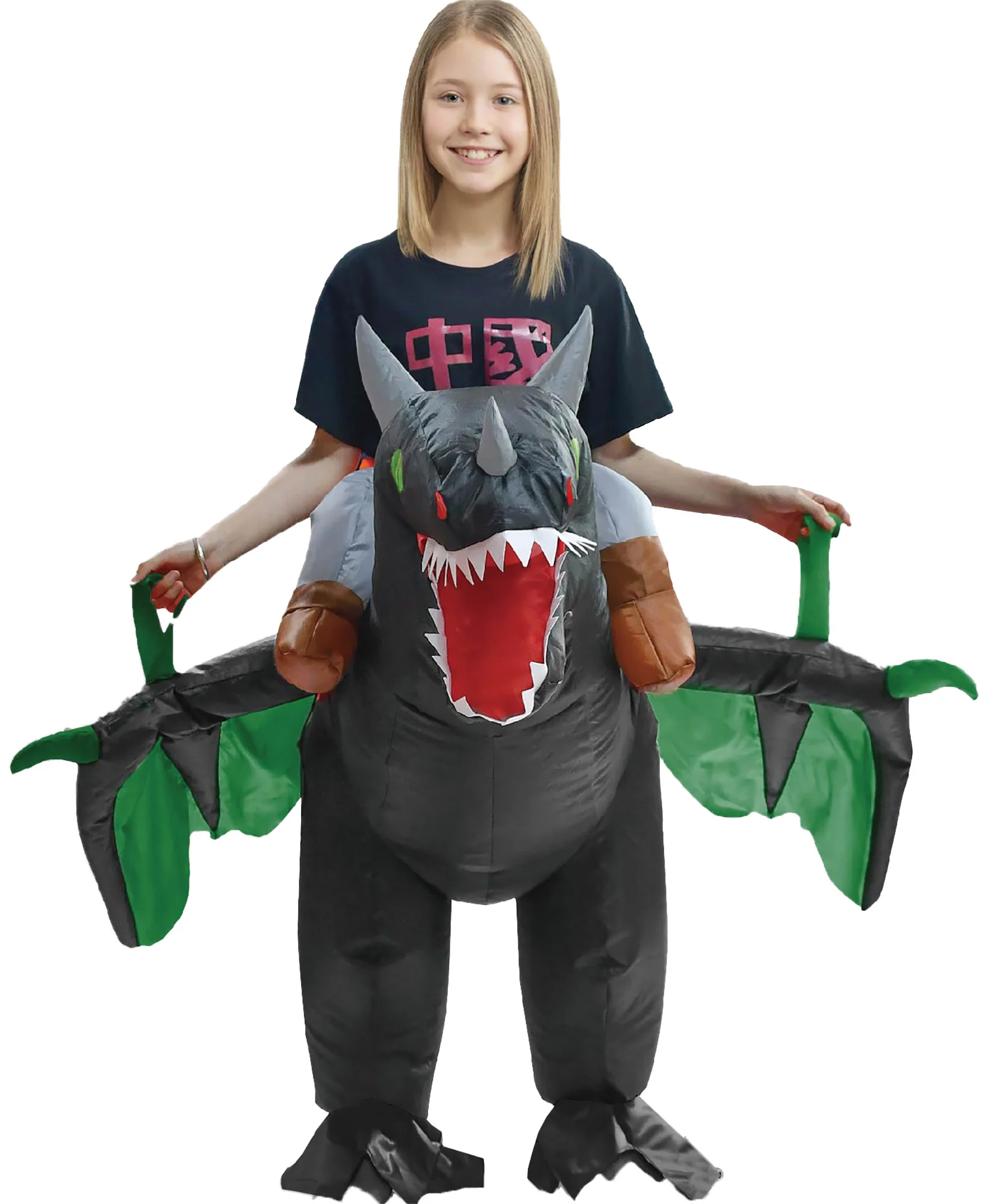Dragon Ride On Inflatable Child Costume