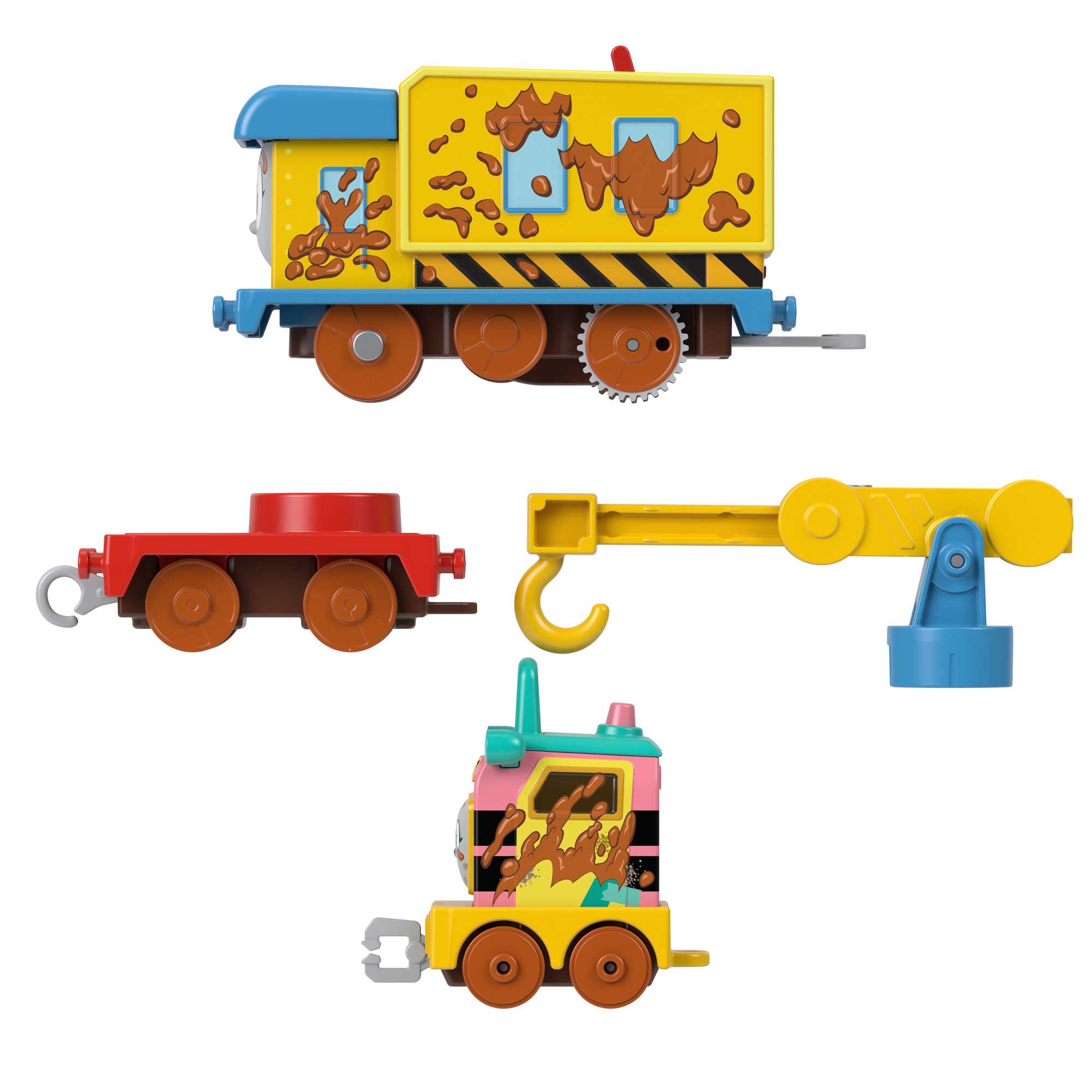 Thomas & Friends Muddy Fix ��Em Up Friends Motorized Vehicle Set