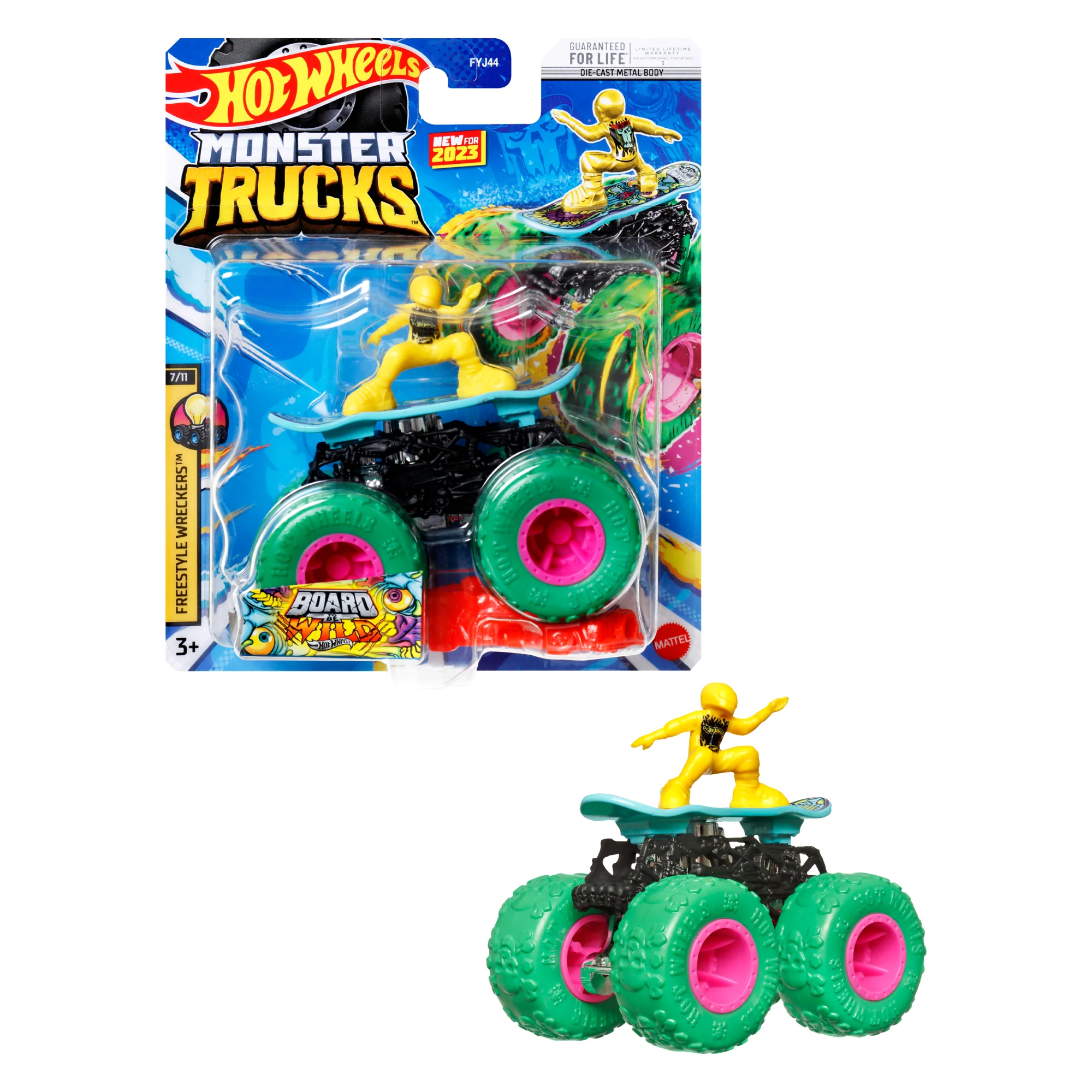 Hot Wheels Monster Trucks 1:64 Scale Die-Cast Truck