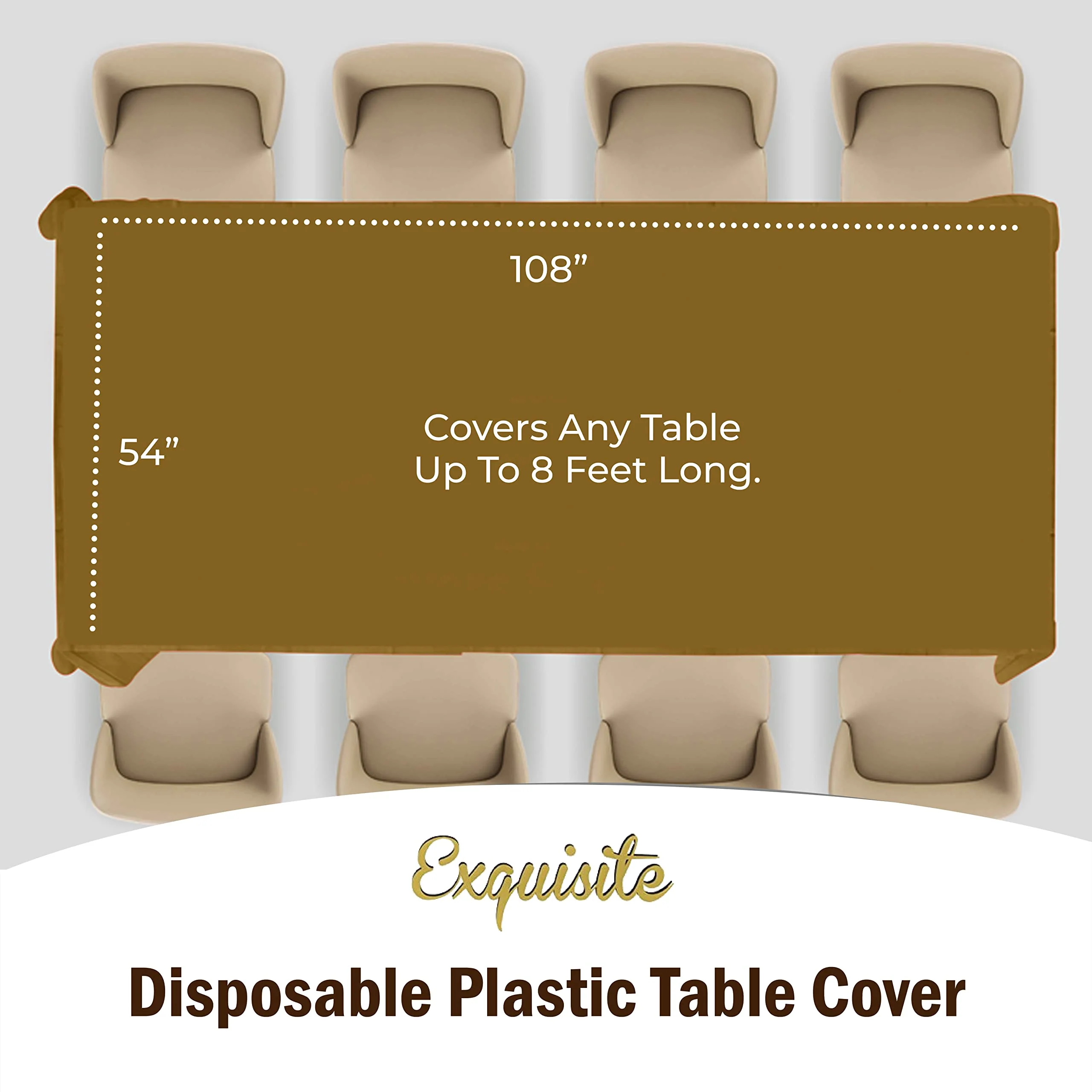 Premium Gold Table Cover