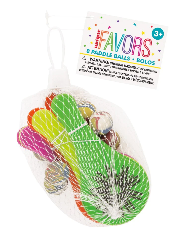 Mini Paddle Balls 8ct