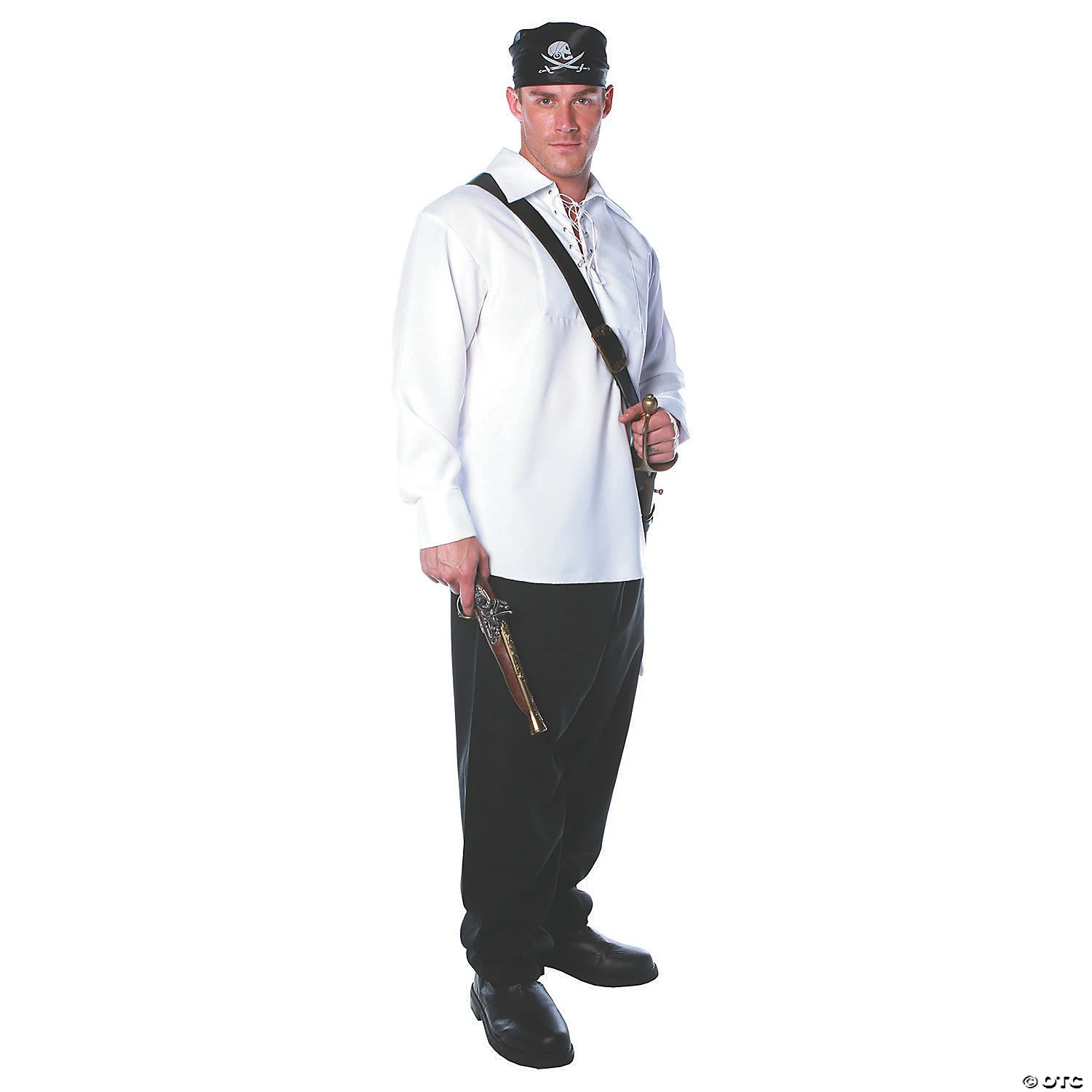 Men's White Pirate Costume