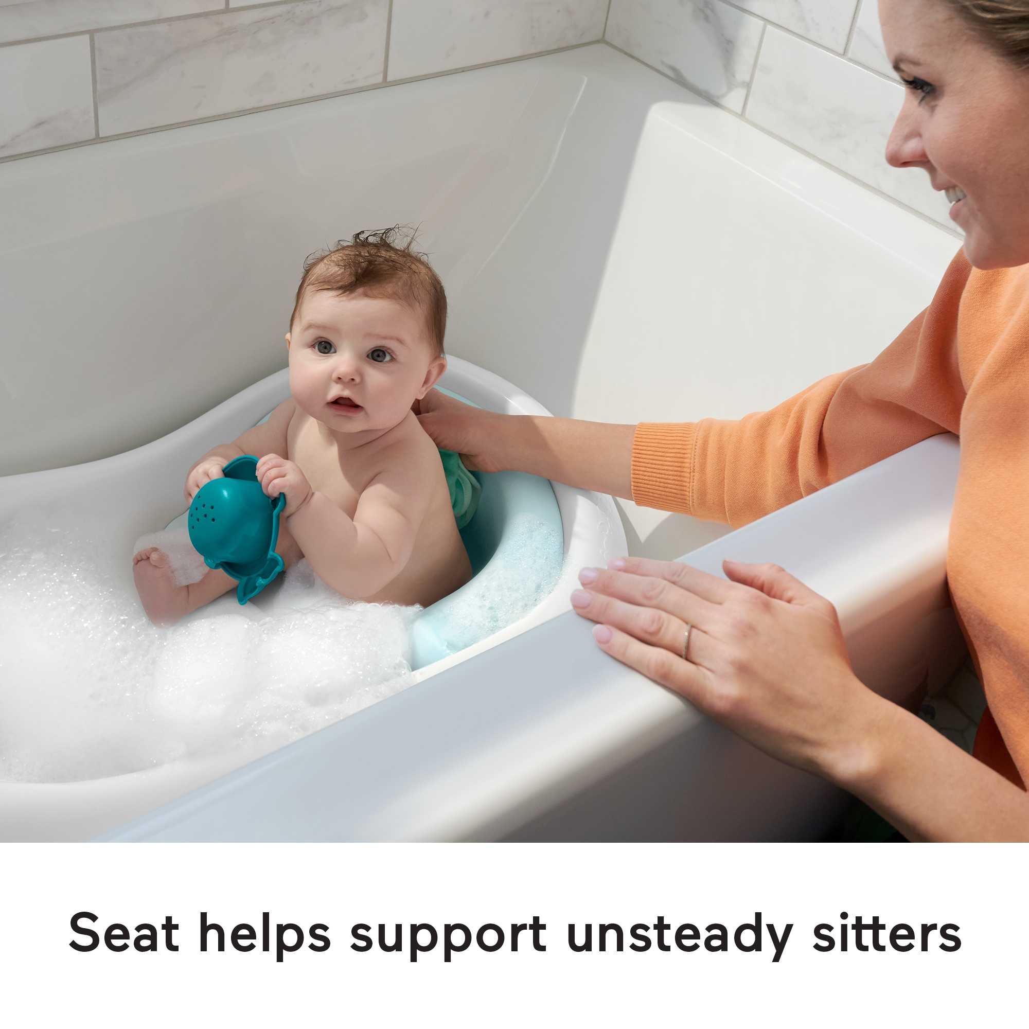 Fisher-Price 4-In-1 Sling 'n Seat Baby Bath Tub  Pacific Pebble