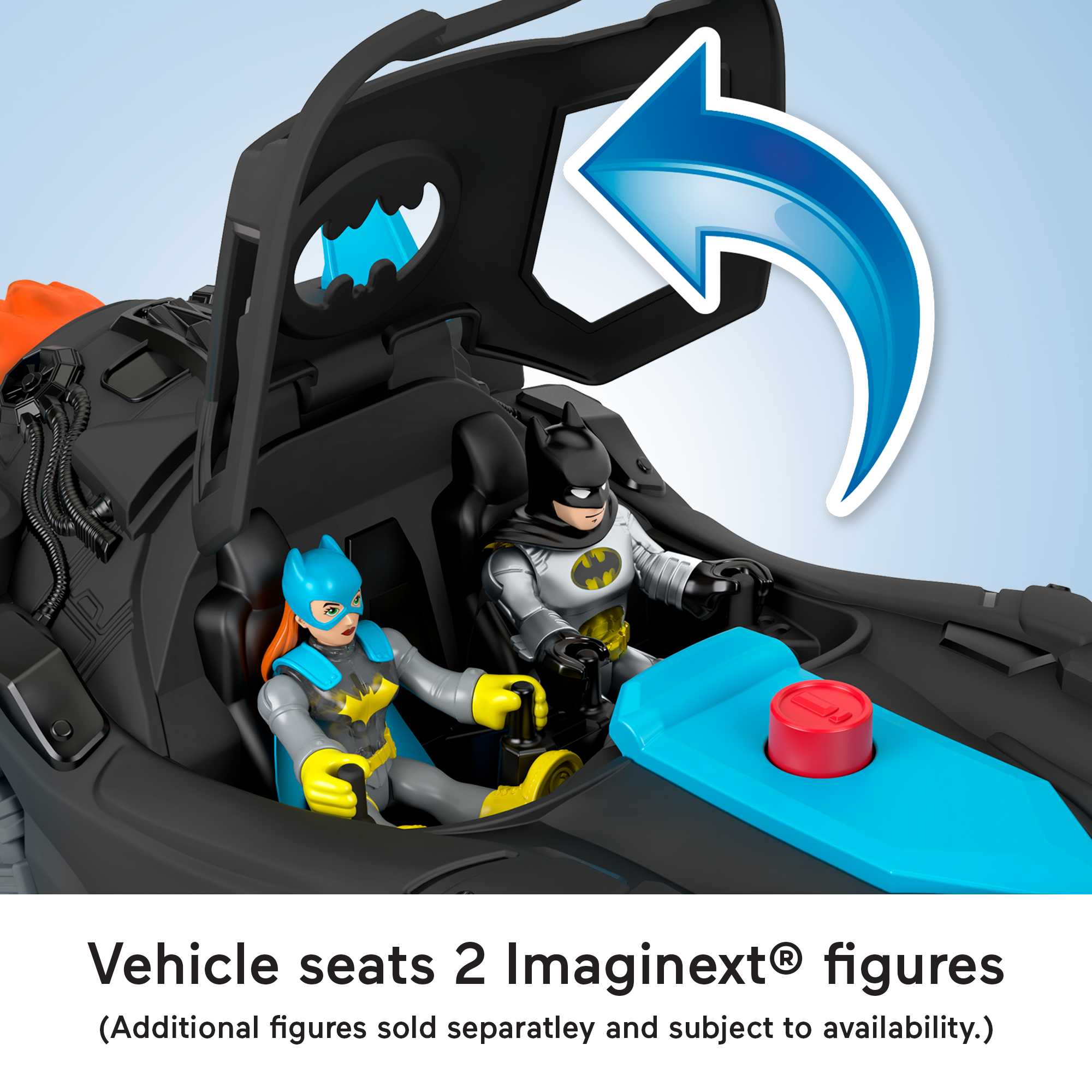 Fisher-Price Imaginext DC Super Friends Lights & Sounds Batmobile