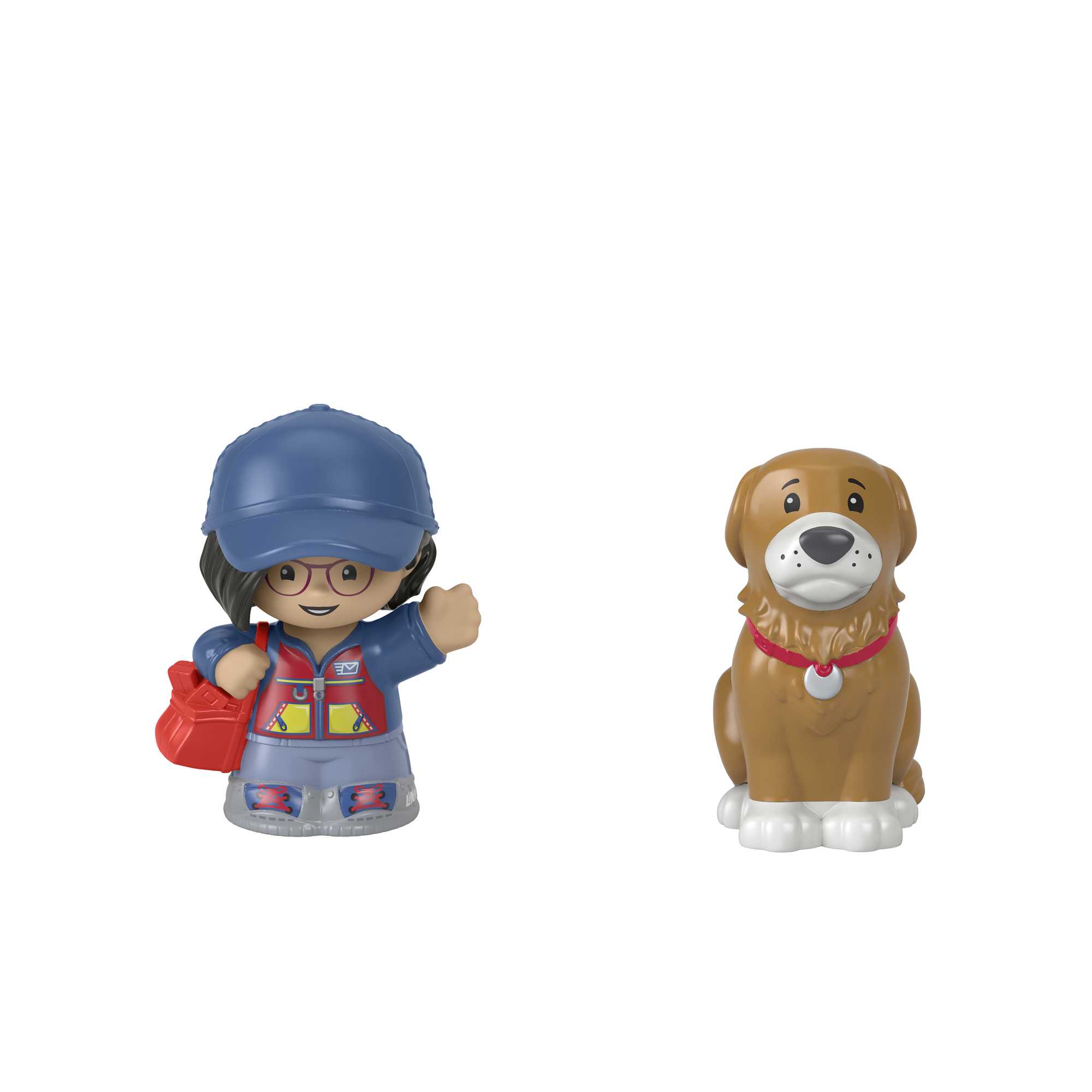 Fisher-Price Little People Mailperson And Dog