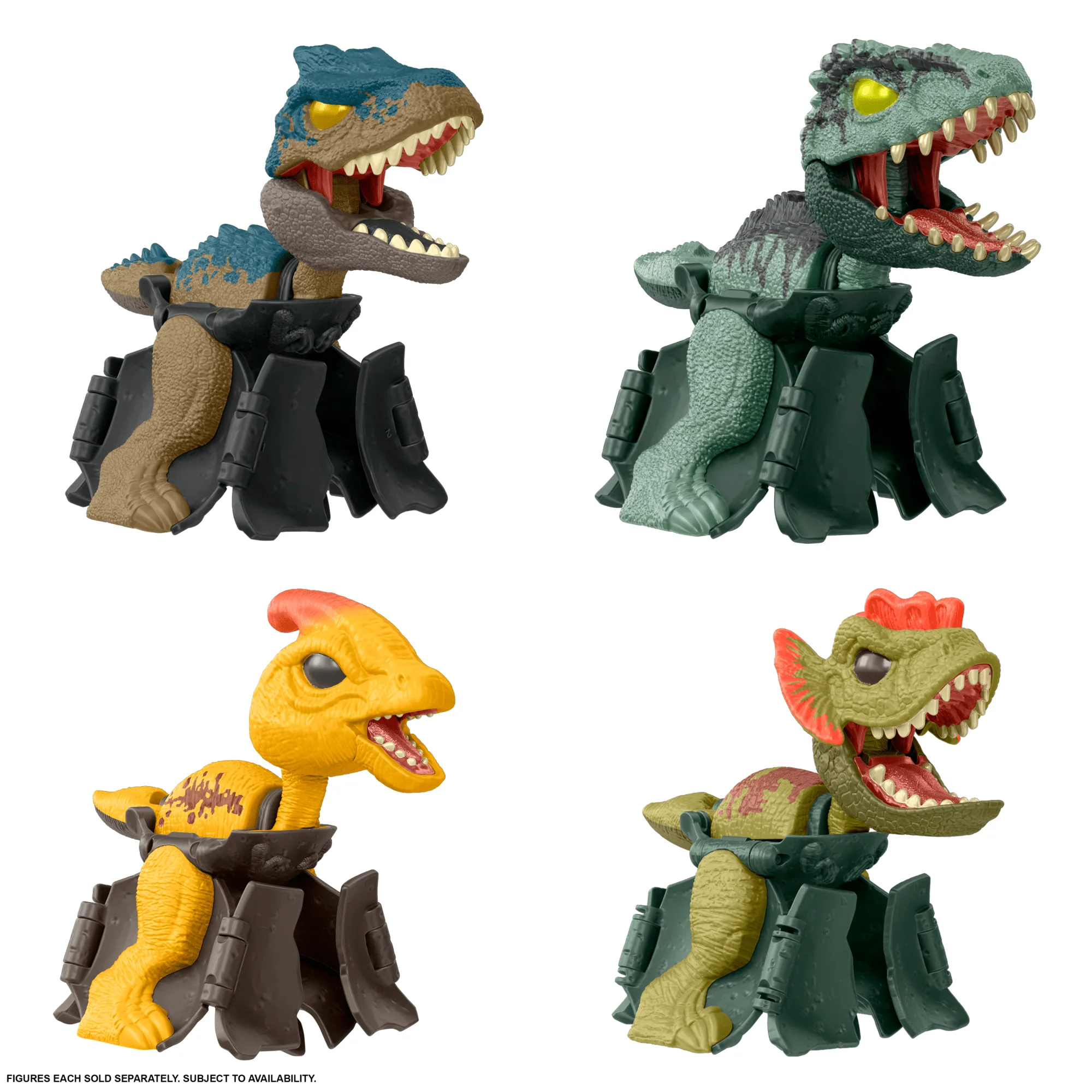 Jurassic World Egg To Dilophosaurus Transforming Toy, Hidden Hatchers With Color Adapter