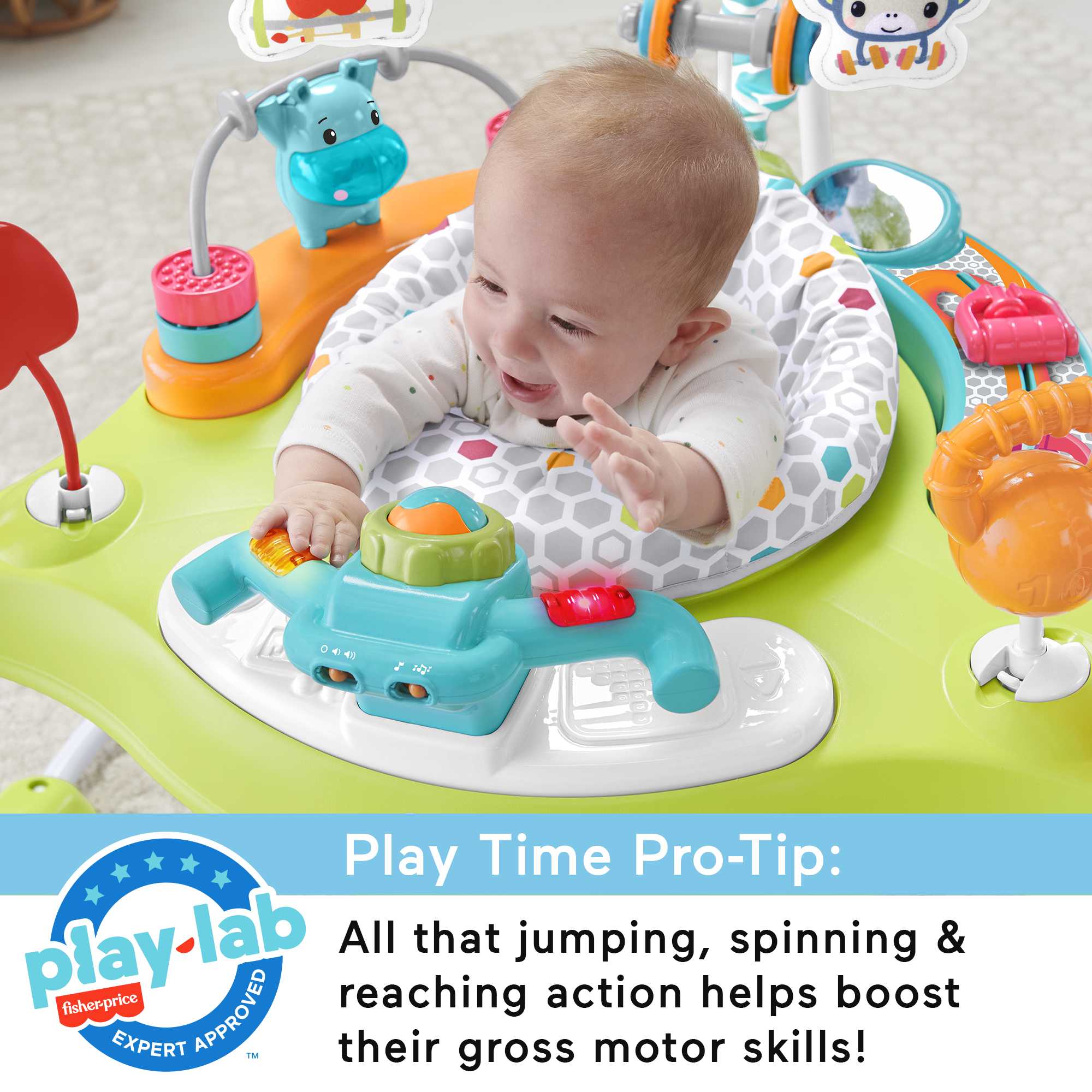 Fisher-Price Fitness Fun Folding Jumperoo Activity Center