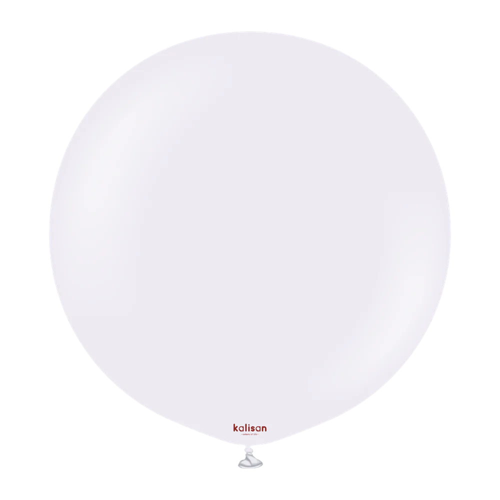 24 inch Kalisan Macaron Pale Lilac Latex Balloons 2ct