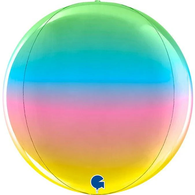 Grabo Rainbow Globe 11in Foil Balloon