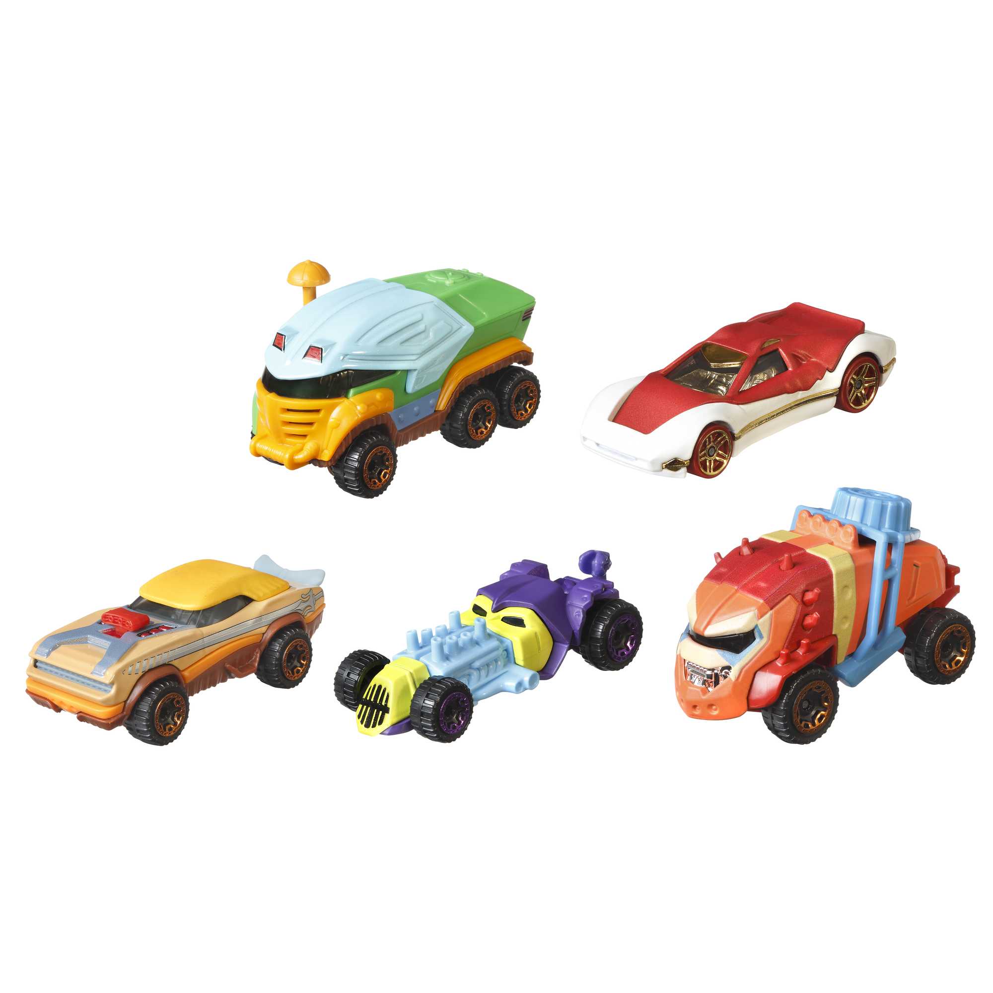 Hot Wheels Character Cars Motu 5 Pk