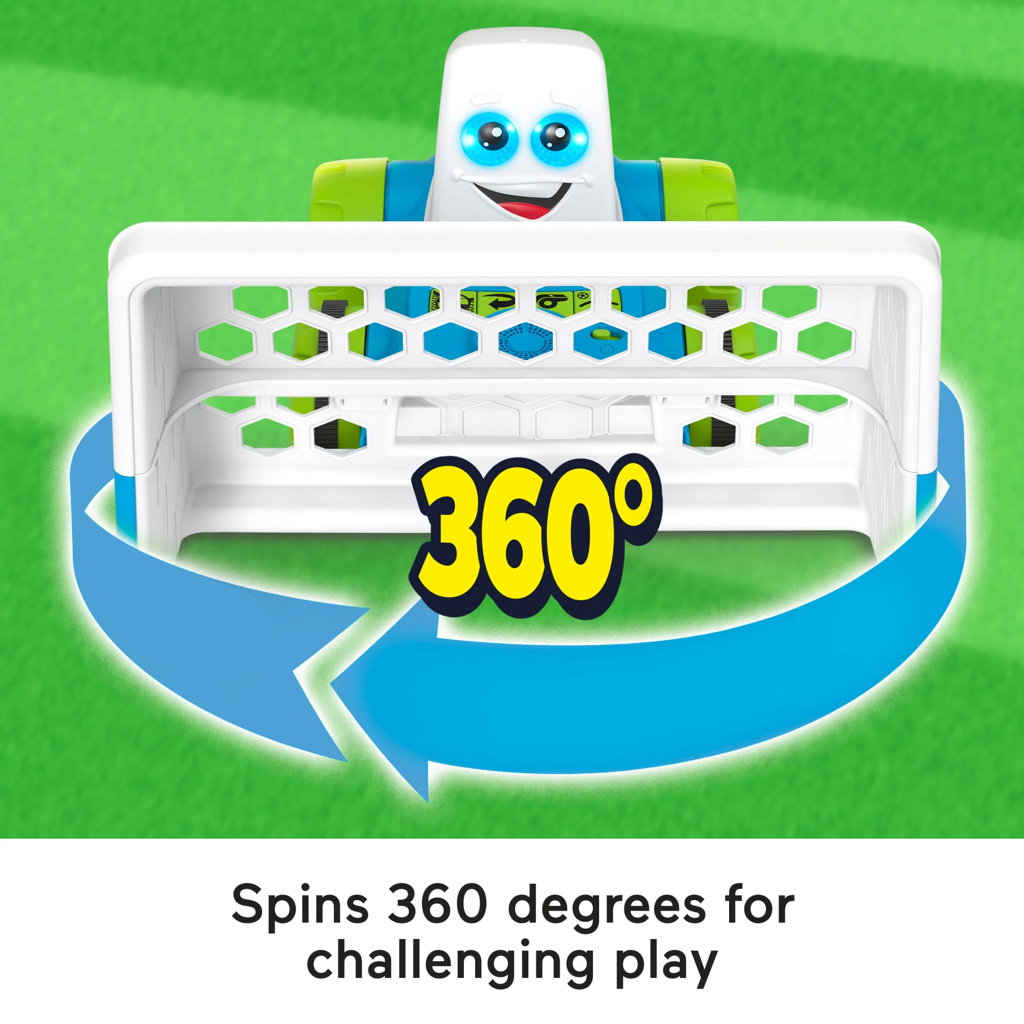 Fisher-Price Electronic Soccer Game With Net & Soccer Ball, Goaldozer Preschool Toy