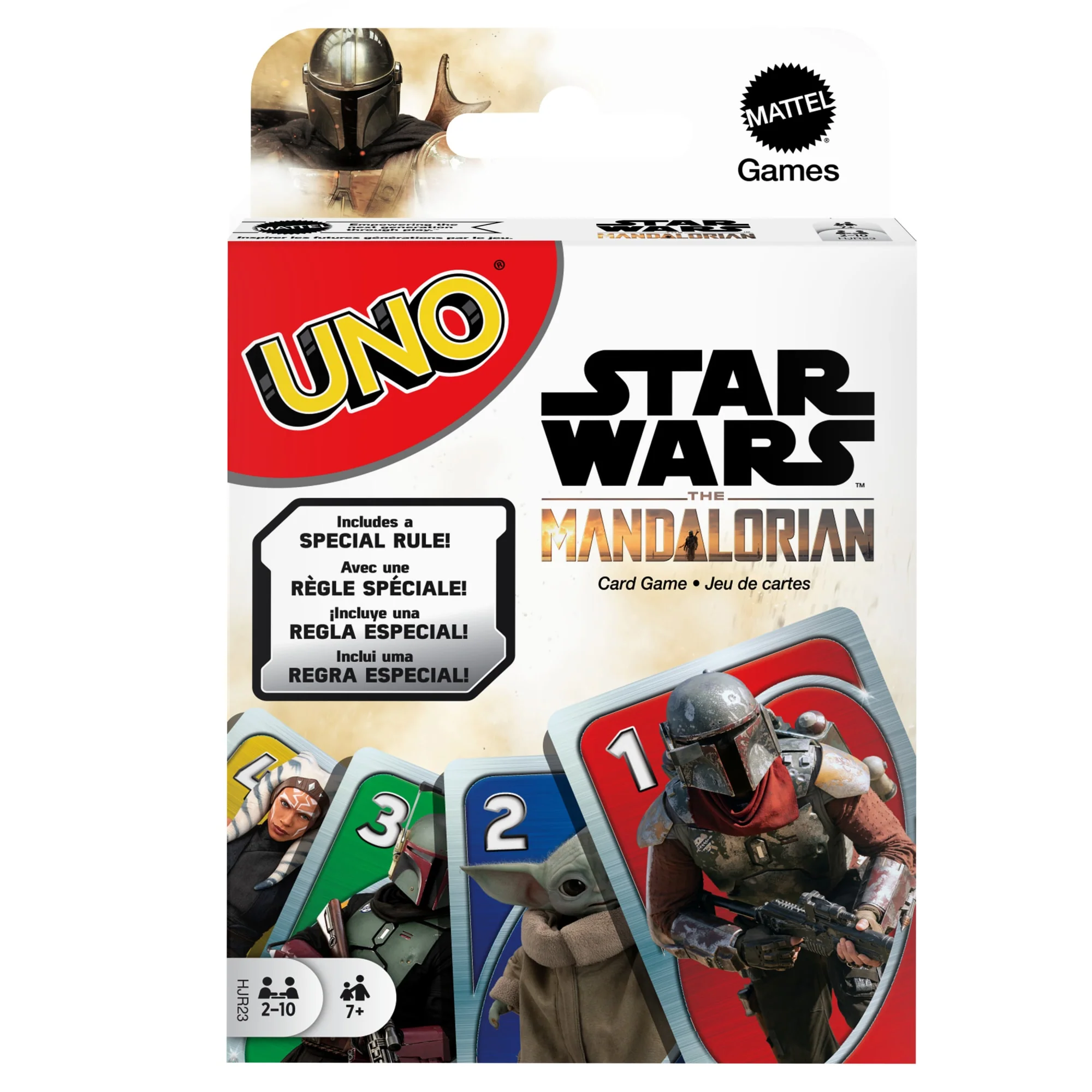 UNO Star Wars The Mandalorian Card Game For Kids & Family, 2-10 Players, Ages 7 Years & Older