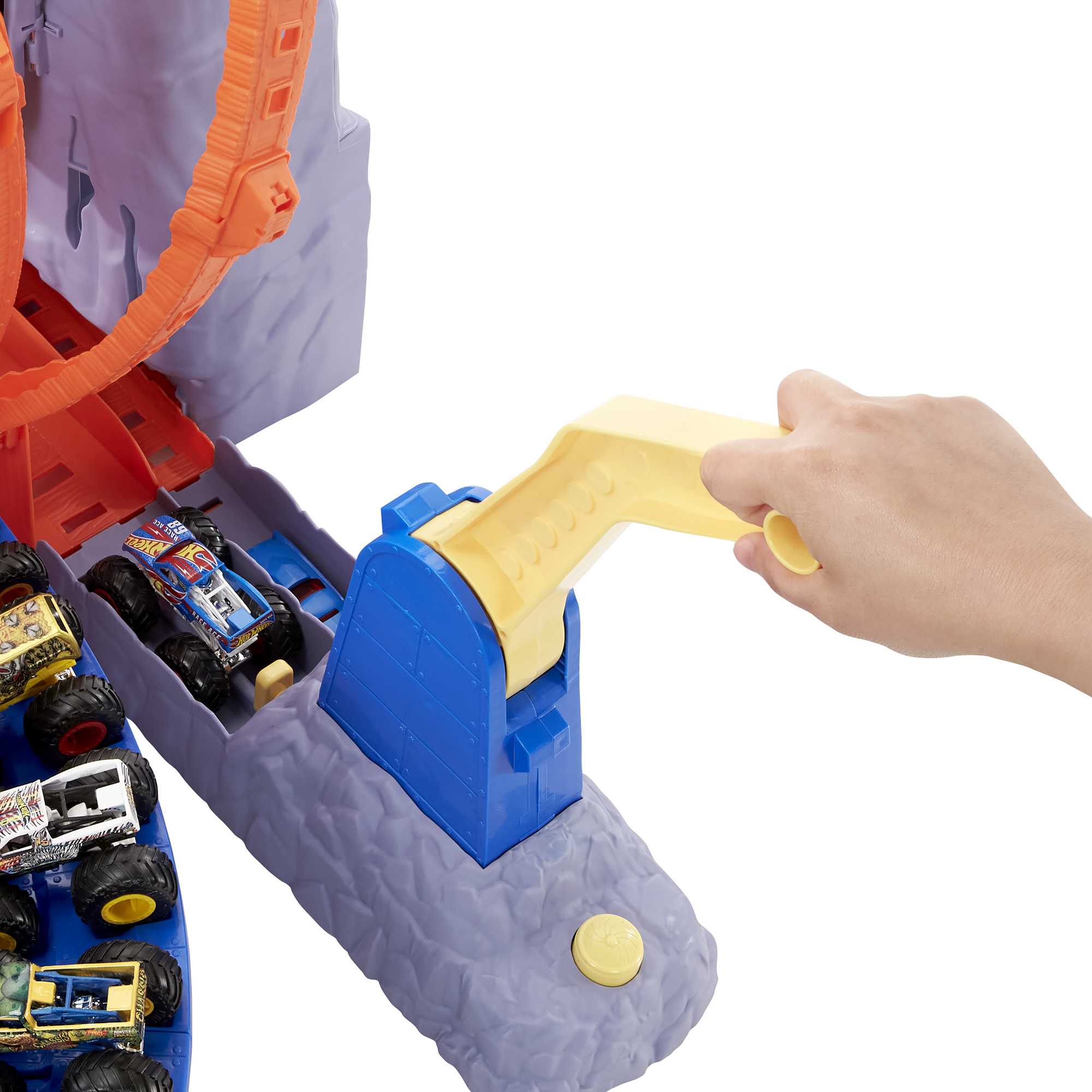 Hot Wheels Monster Trucks Le Volcan du T-Rex