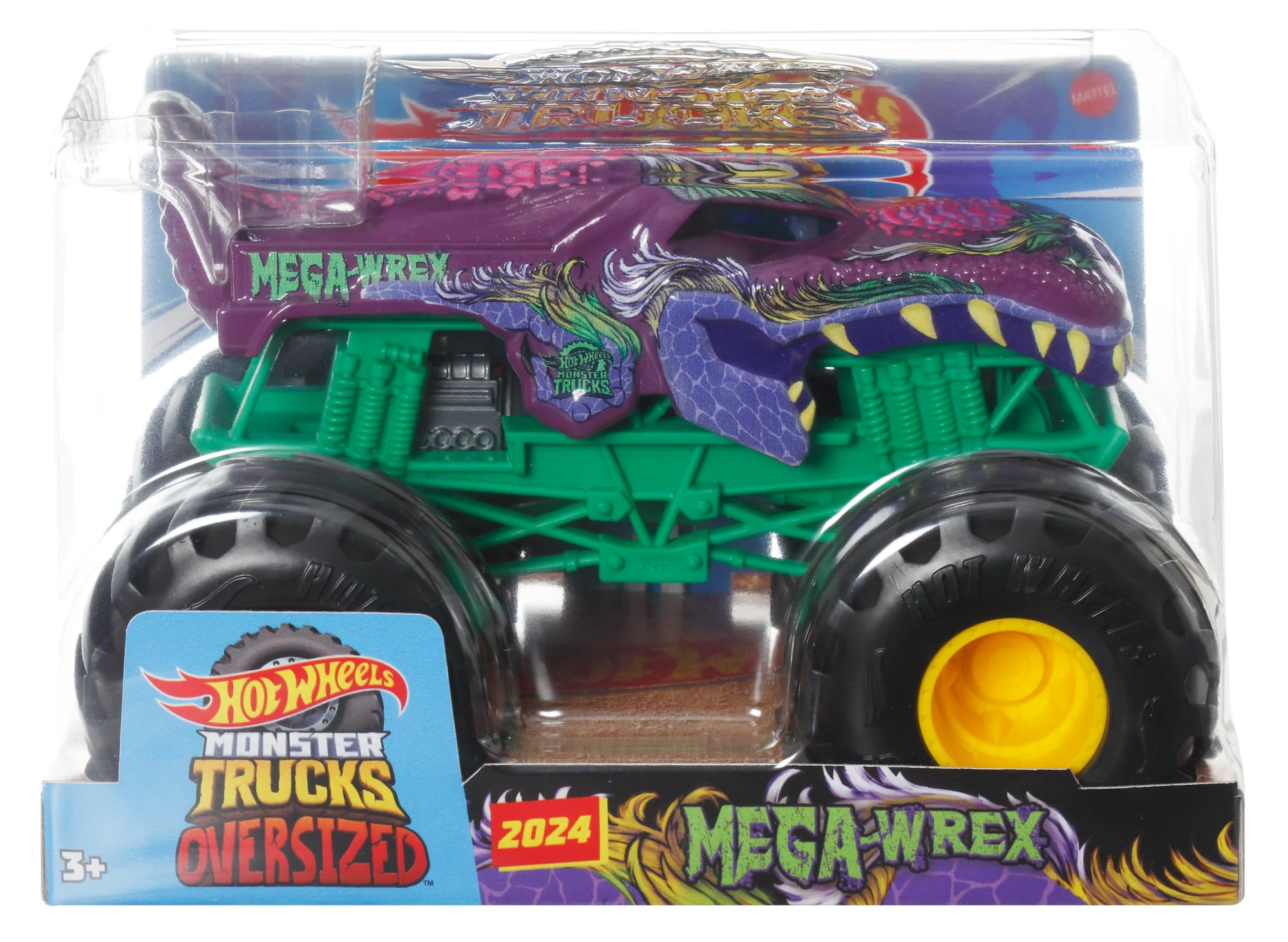 Hot Wheels Monster Trucks Ve��culo de Brinquedo Tiger Shark Redecora??o Escala 1:24