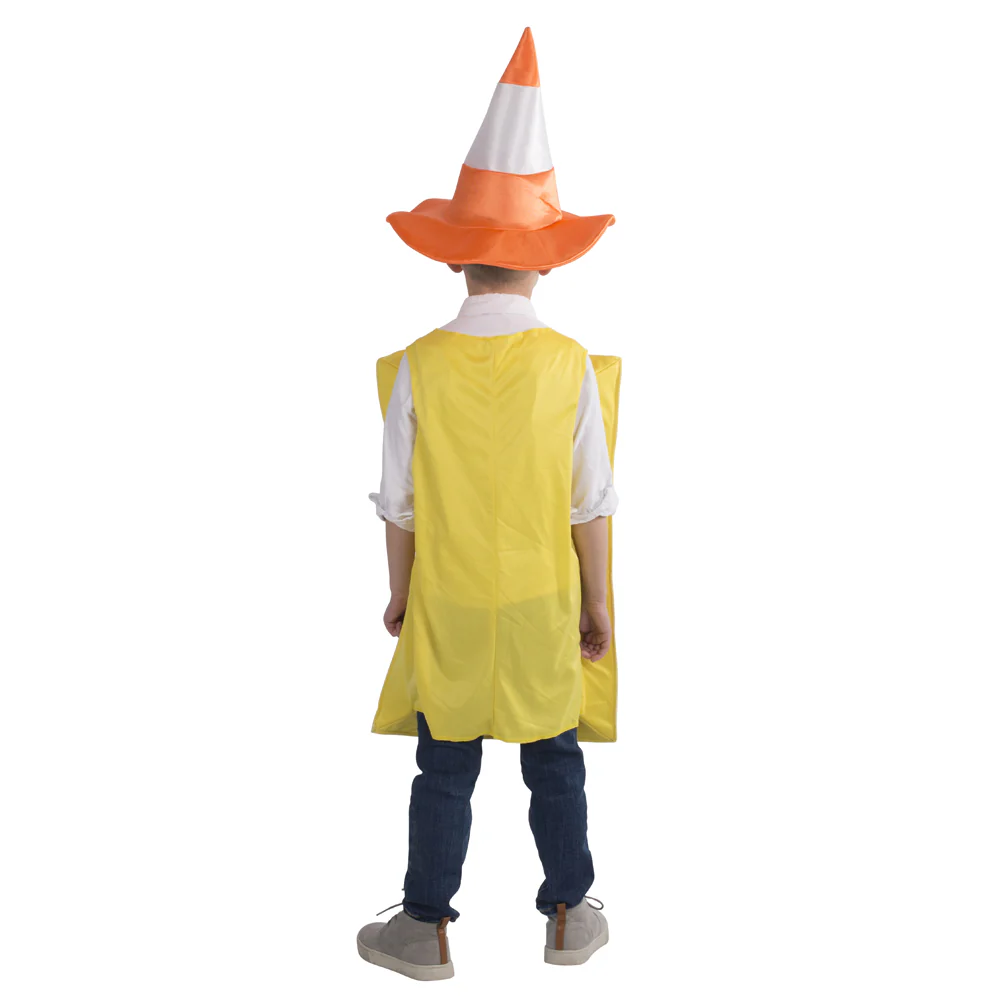 Traffic Light Costume and Safety Cone Hat