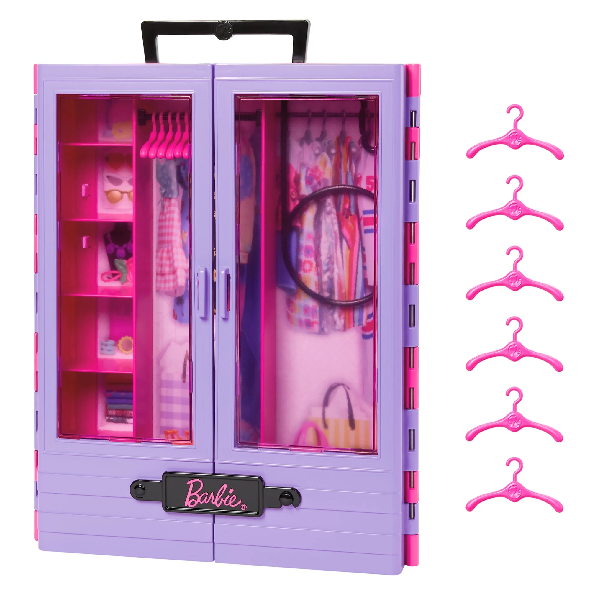 Barbie Fashionistas Ultimate Closet with 6 Hangers