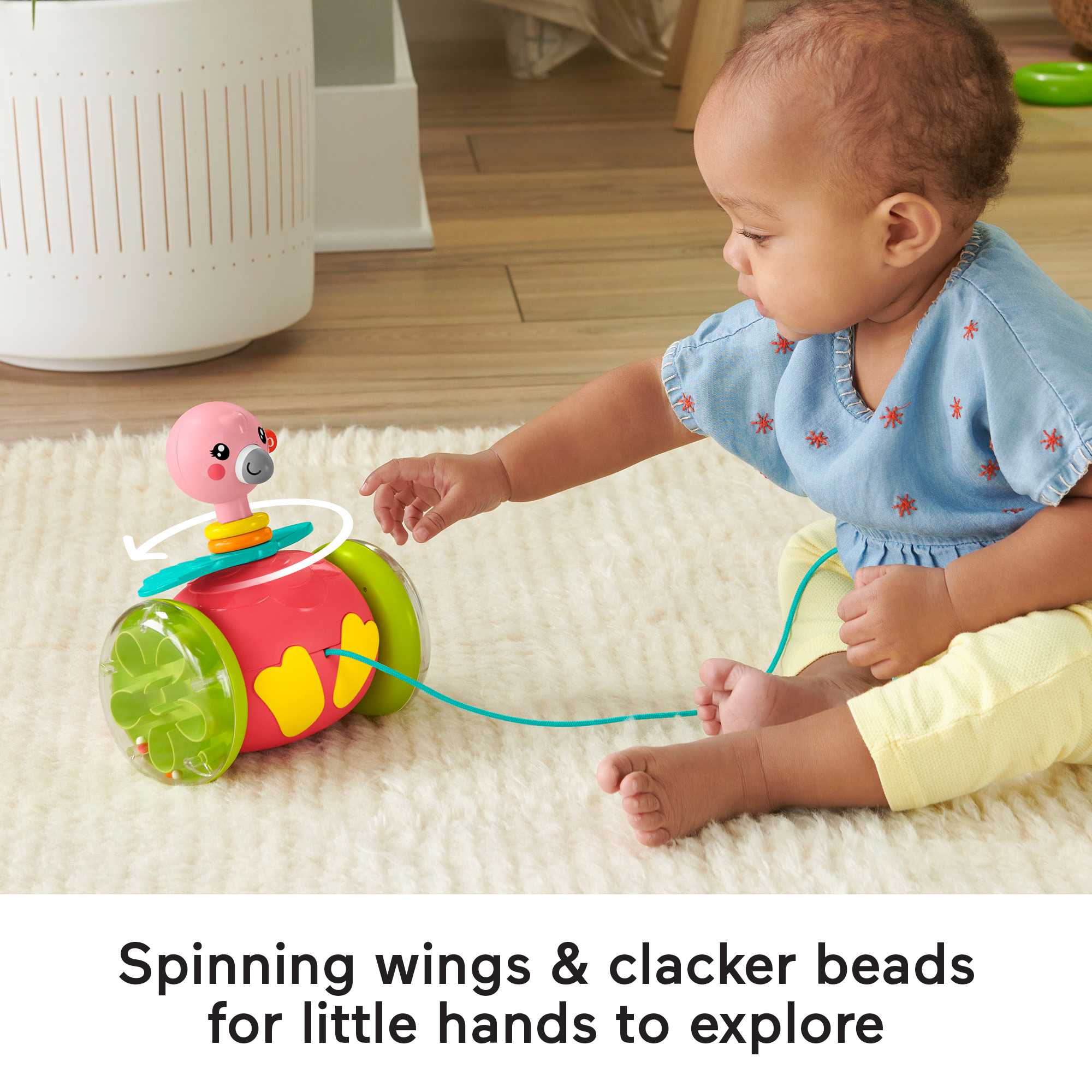 Fisher-Price Paradise Pals Pull-Along Flamingo