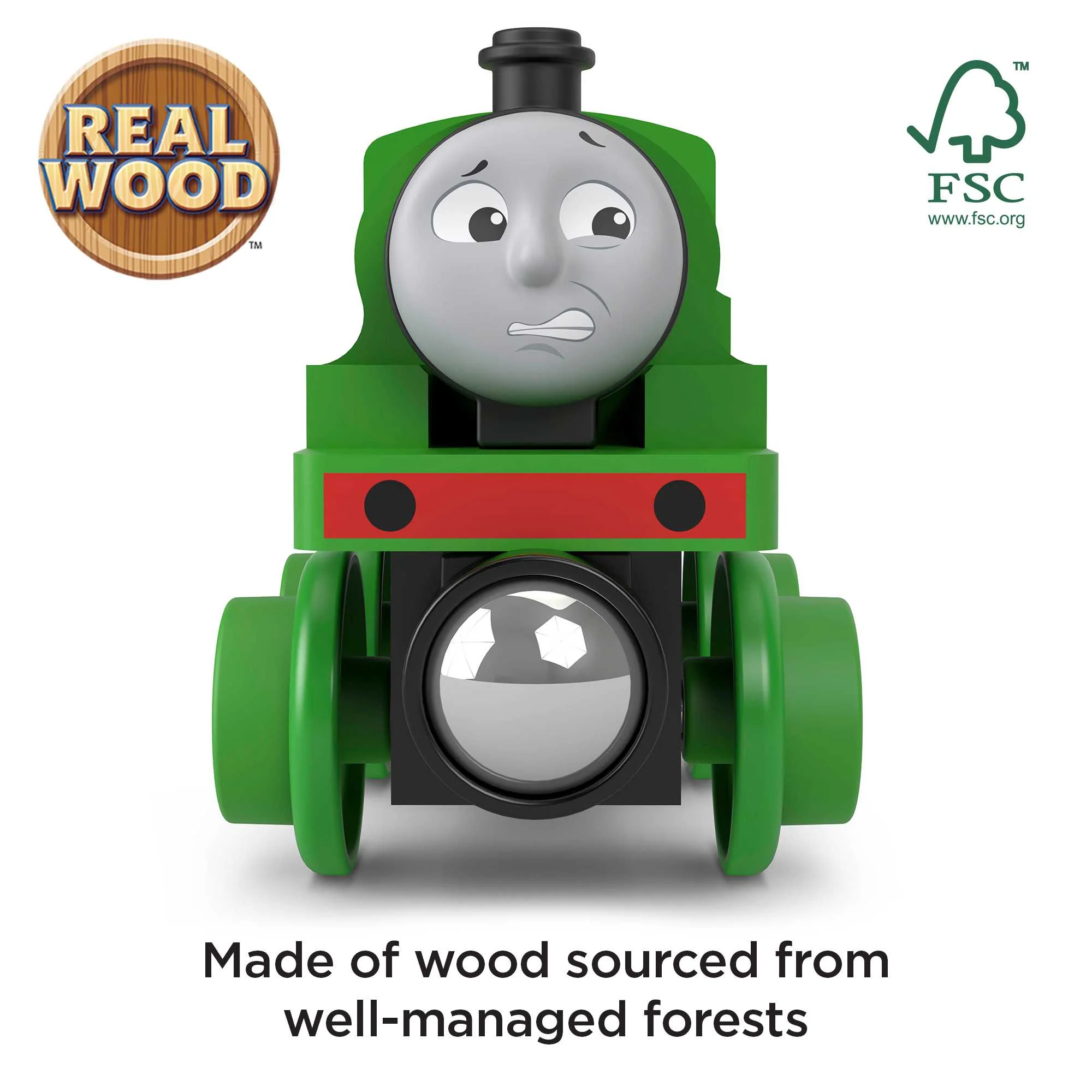 Fisher-Price Thomas & Friends Wooden Railway Tidmouth Sheds Starter Train Set