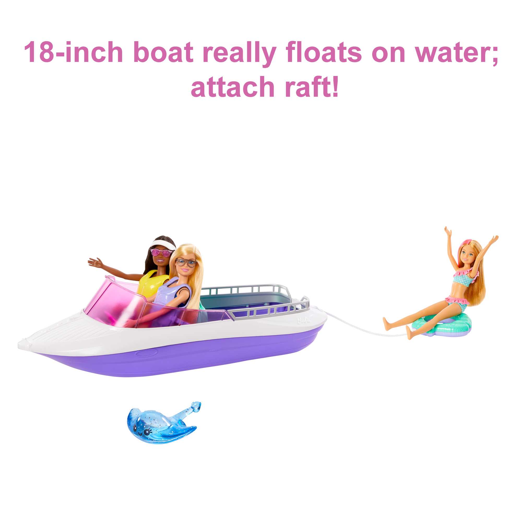 Barbie Mermaid Power  Dolls & Boat Playset, Toy For 3 Year Olds & Up
