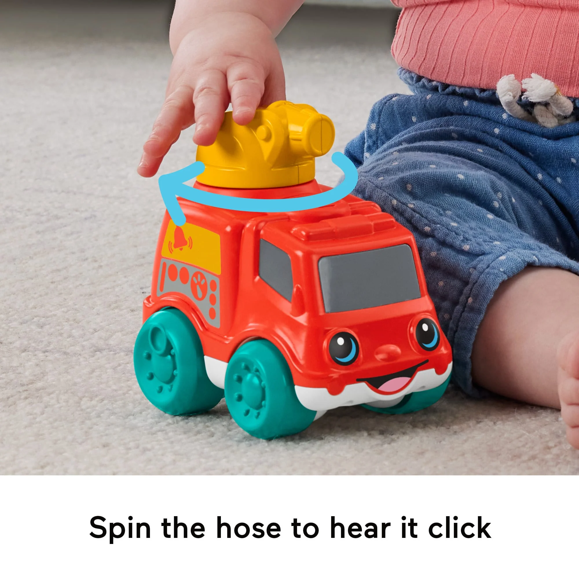 Fisher-Price Push-Along Toy Vehicles With Fine Motor Activities For Infants, Styles May Vary
