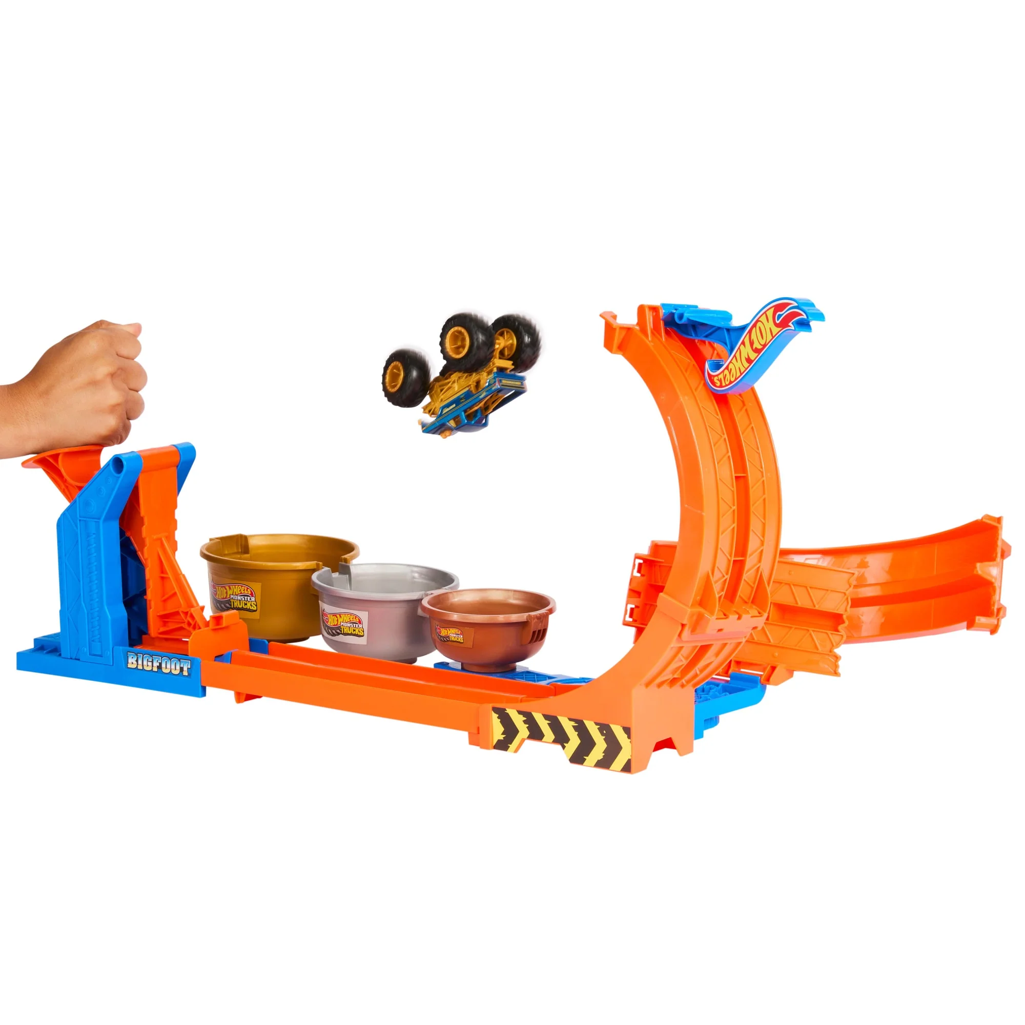 Hot Wheels Monster Trucks D��fi du Troph��e Tournez-et-Renversez
