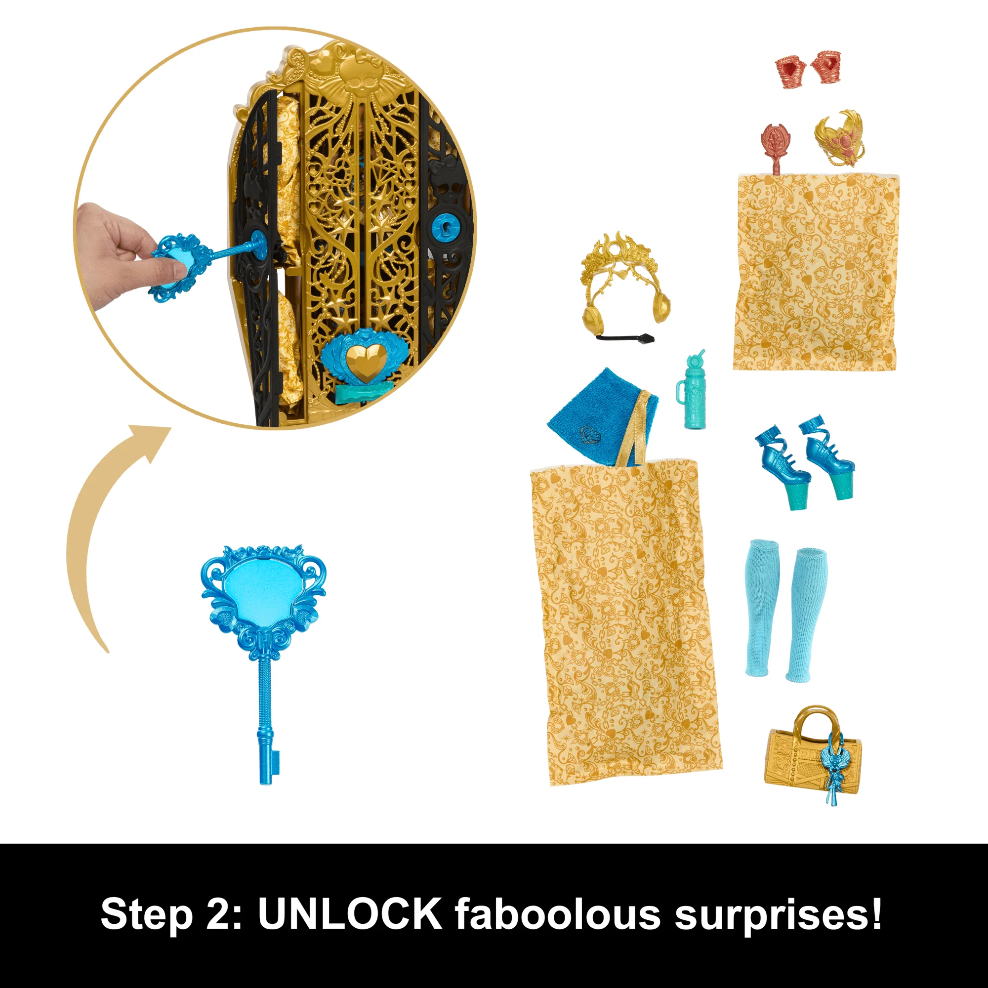 Monster High Skulltimate Secrets Monster Mysteries Playset, Cleo De Nile Doll With 19+ Surprises