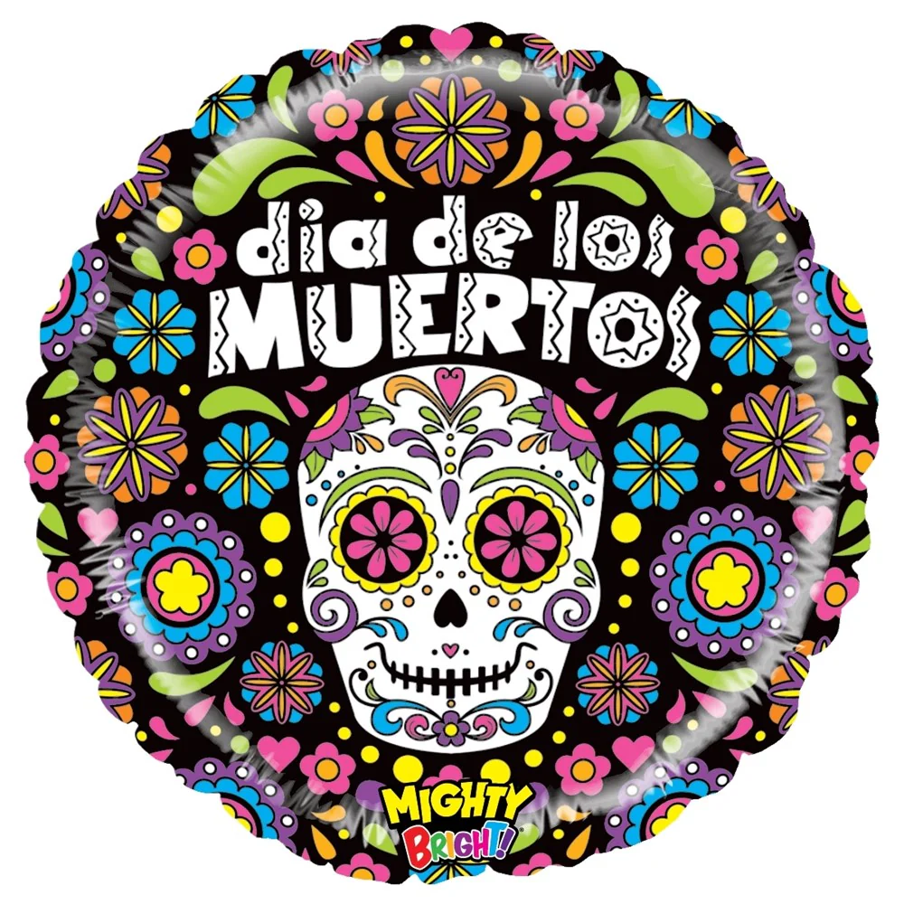 Betallic Mighty de los Muertos 21 inch Mighty Bright Balloon 1ct