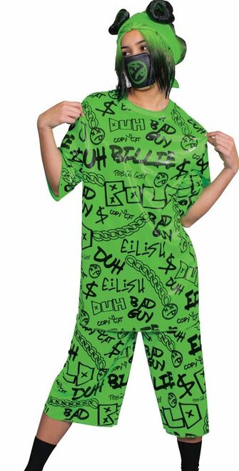 Billie Eilish Classic Junior Costume