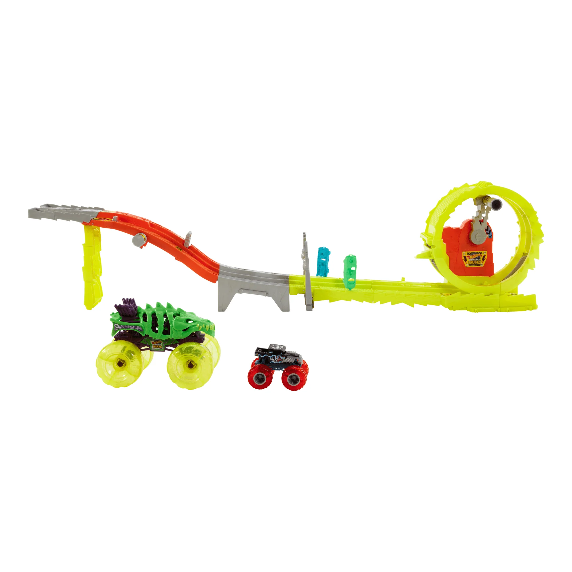 Hot Wheels Monster Trucks-D��fi Course ��lectrifiante-Coffret