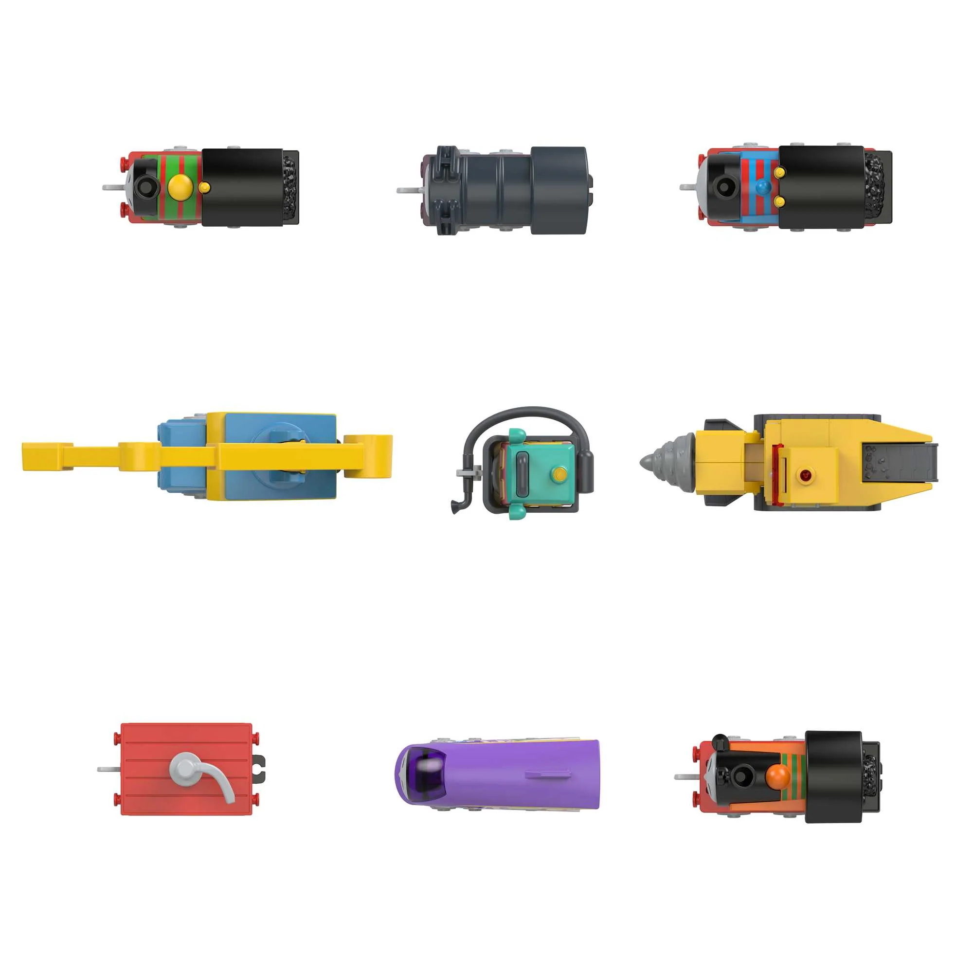 Thomas And Friends Lookout Mountain Diecast Toy Trains & Play Pieces, Preschool Toys, 10-Piece Set