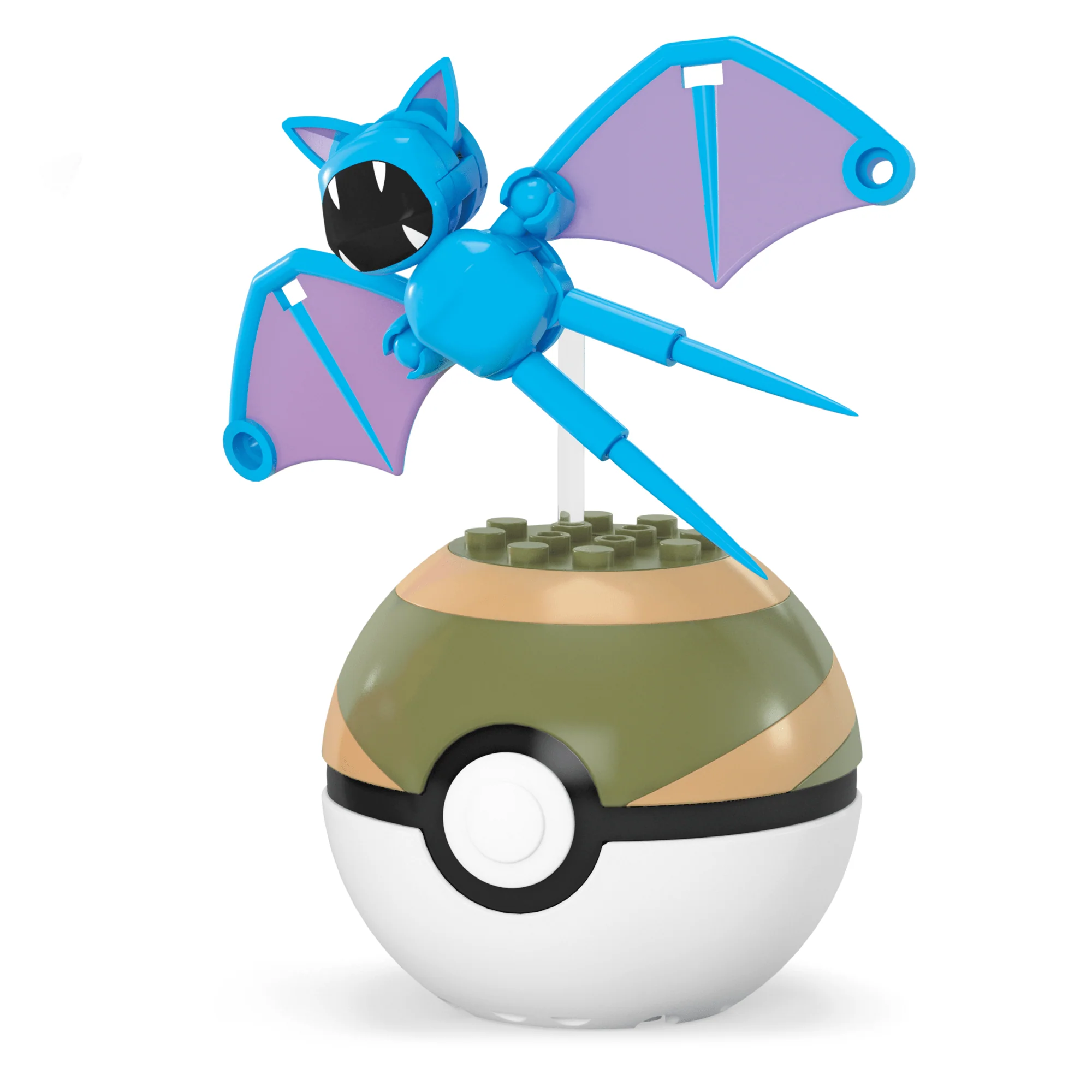 MEGA Pok��mon Pikachu & Zubat Building Toy Kit, 2 Action Figures (40 Pieces) For Kids