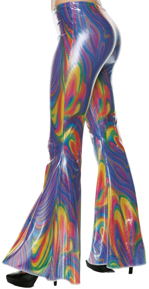 Psychedelic 70's Swirl Bell Bottom Pants