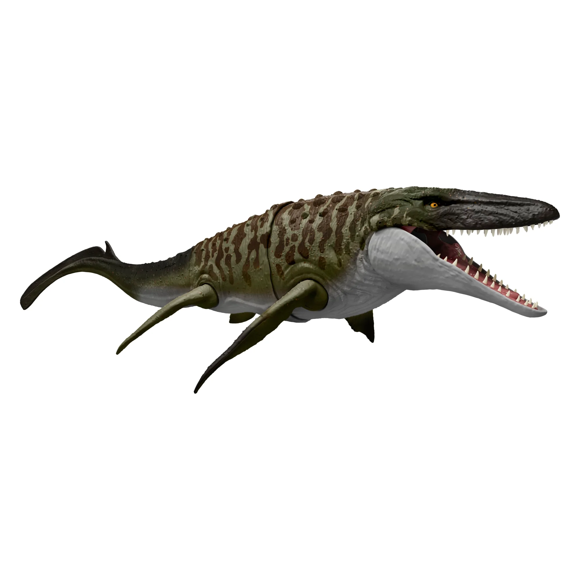 Jurassic World Rebirth Bite N Blast Mosasaurus Action Figure And Mini Dilophosaurus, Dinosaur Toy