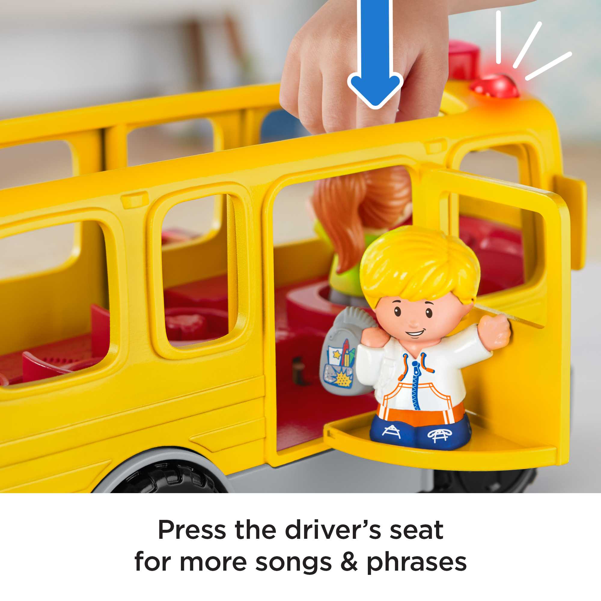 Fisher-Price Little People Sit With Me School Bus - English & French Version