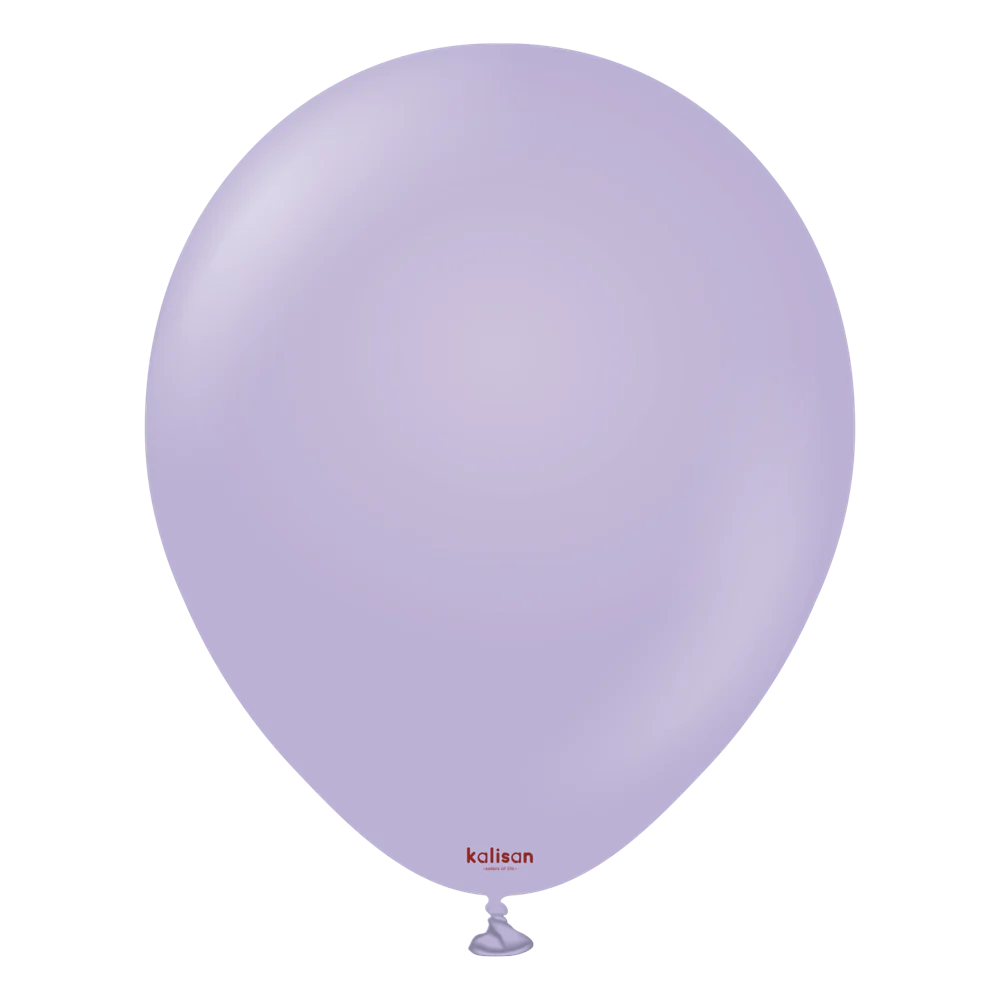 12 inch Kalisan Standard Lilac Latex Balloons 100ct