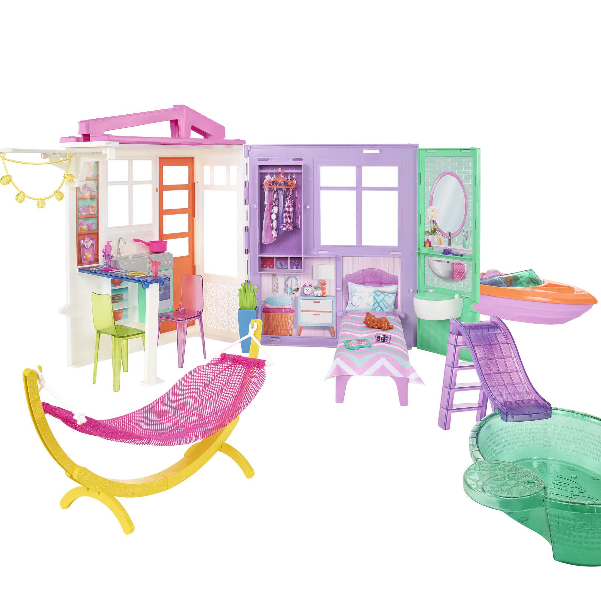 Barbie Holiday Fun Dolls, Playset And Accessories