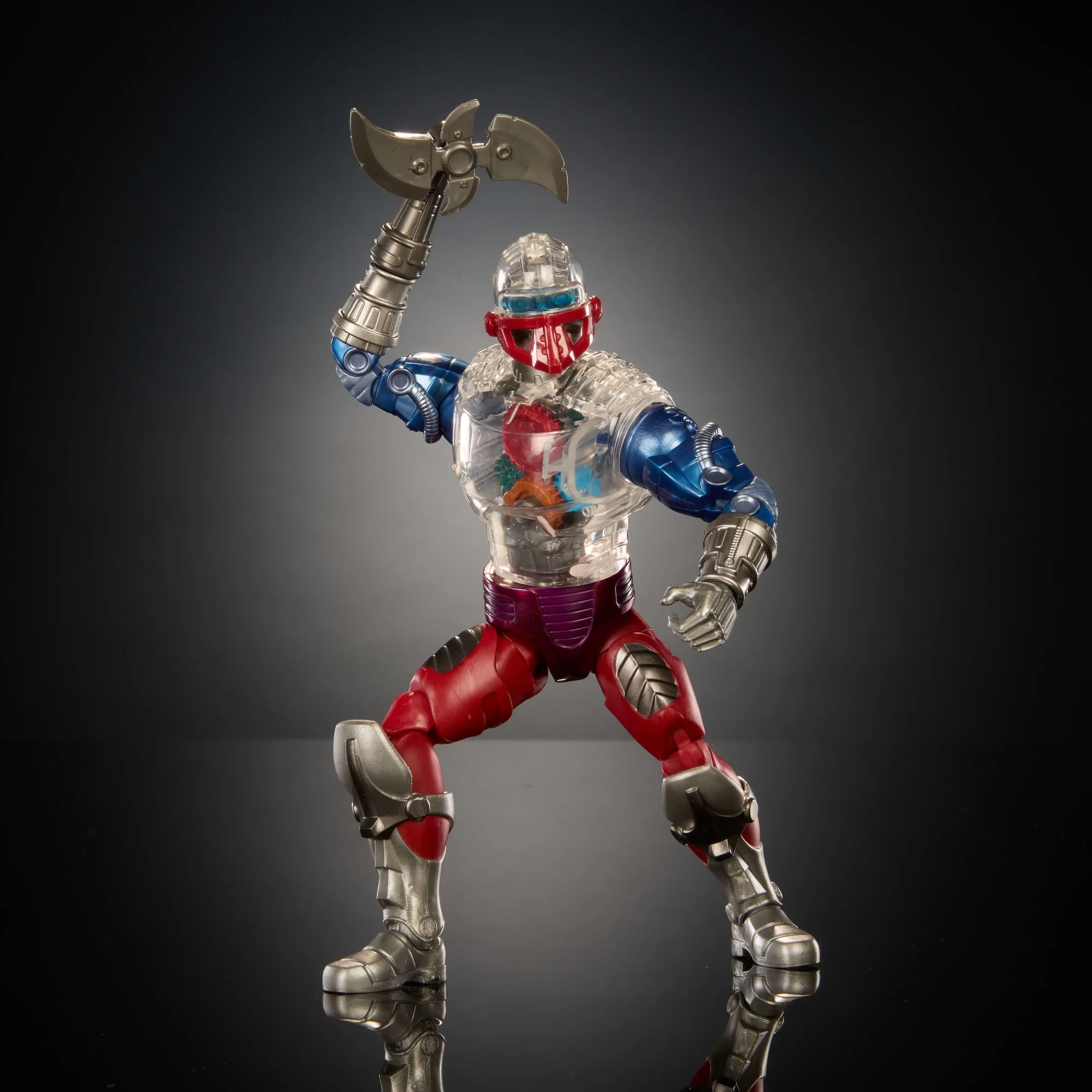 Masters Of The Universe Masterverse New Eternia Roboto Action Figure, MOTU Toy Hero, 30 Articulations