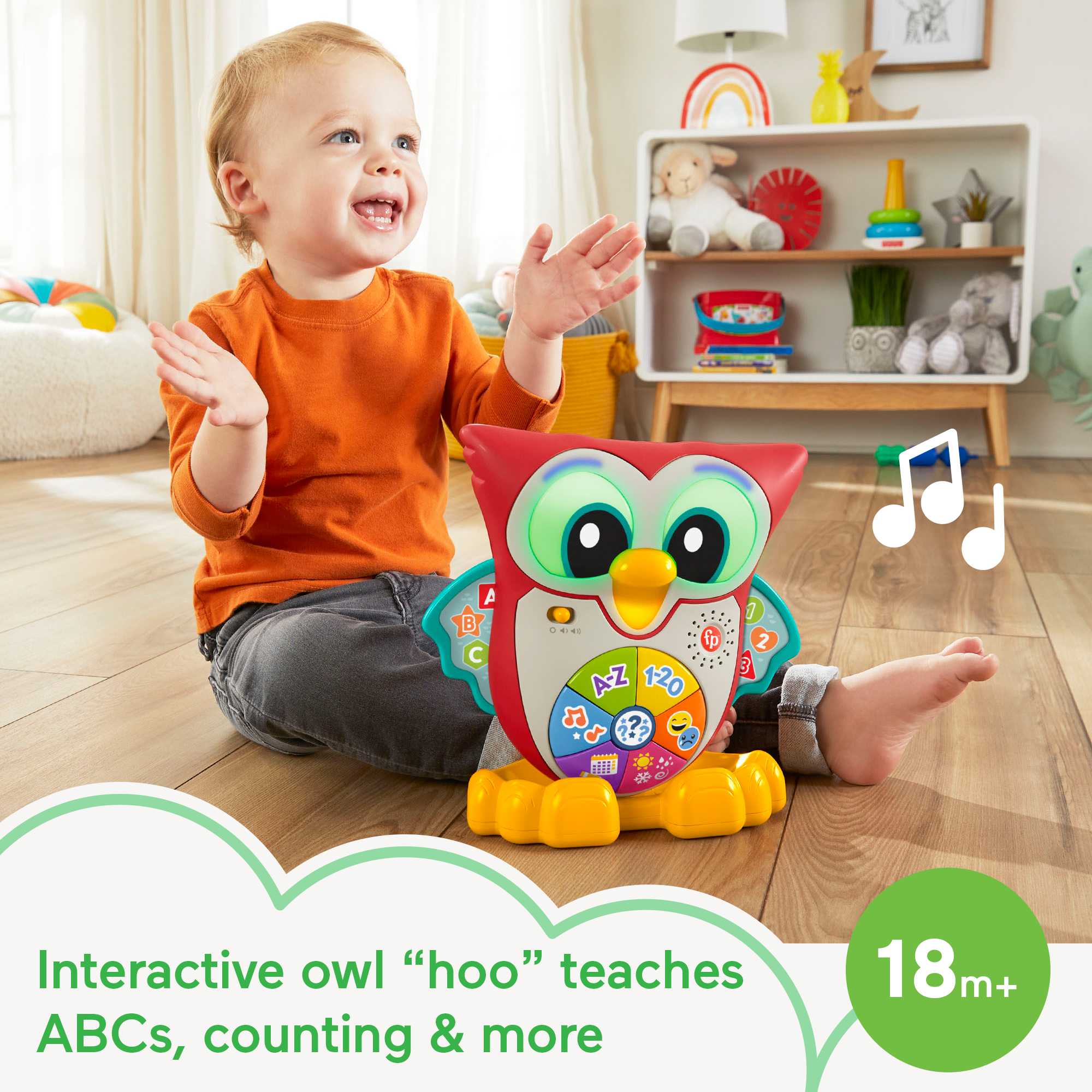 Fisher-Price Linkimals Light-Up & Learn Owl - French Version