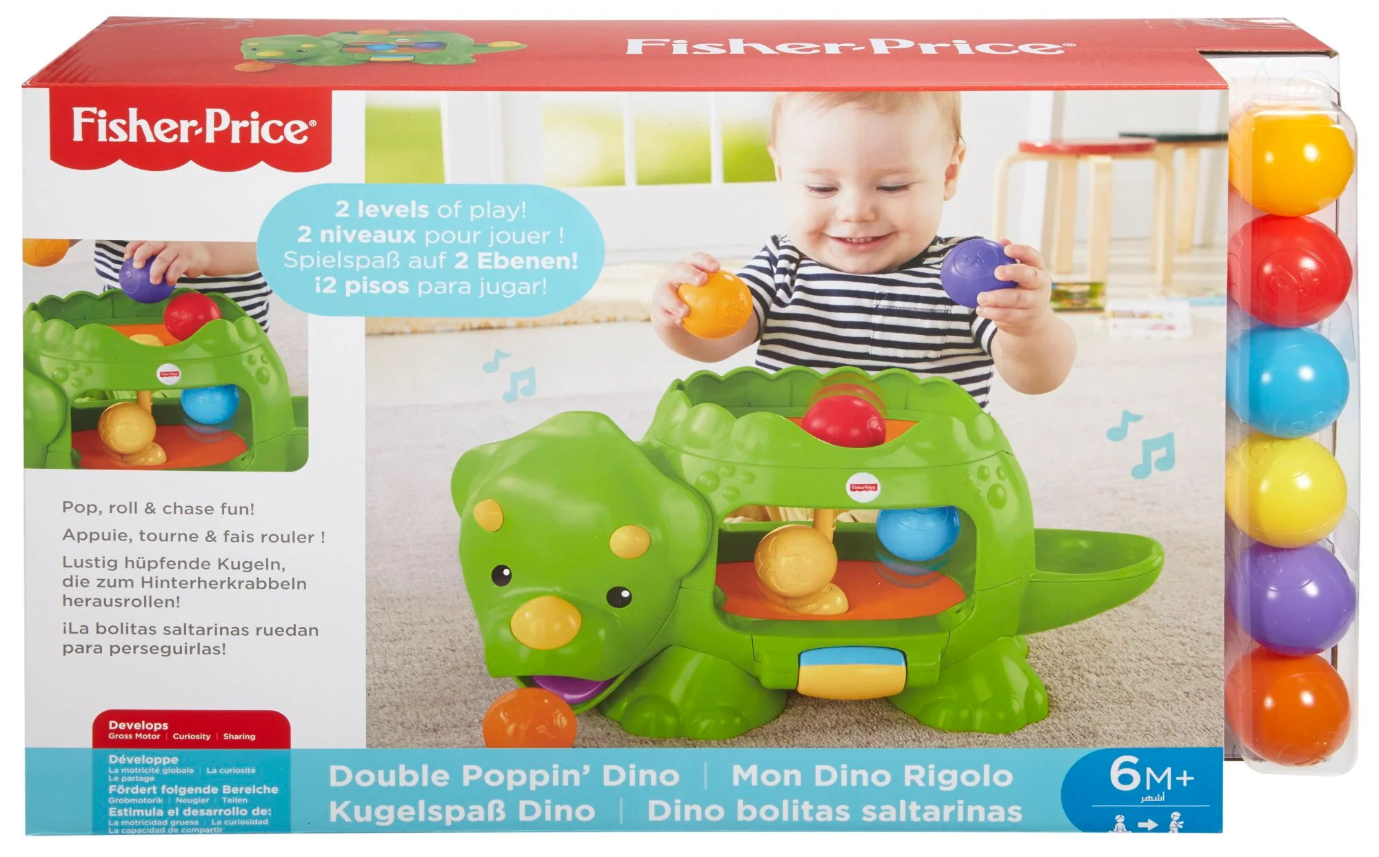 Fisher-Price Double Poppin' Dino