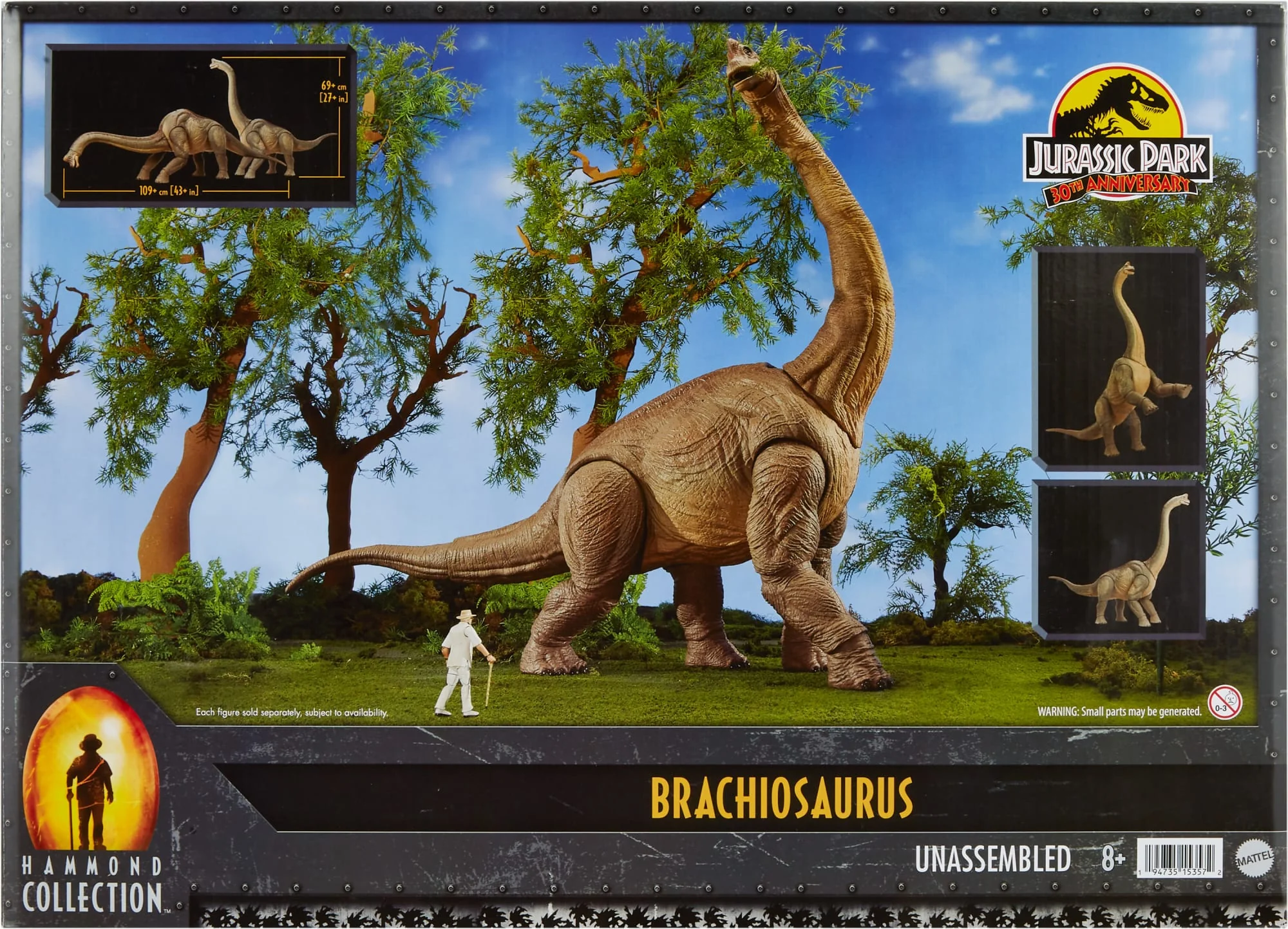 Jurassic World Collector Brachiosaurus Dinosaur Figure, Hammond Collection