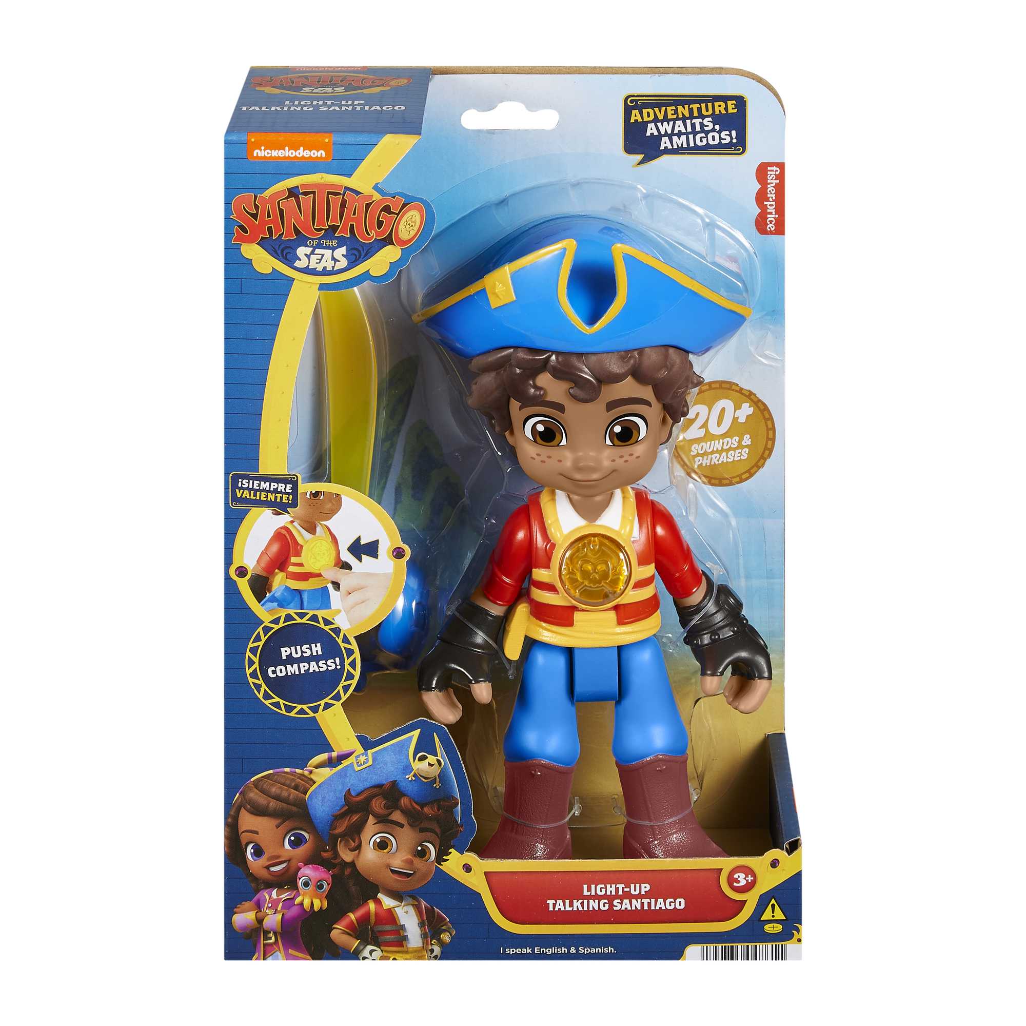 Fisher-Price Nickelodeon Santiago Of the Seas Light-Up Talking Santiago