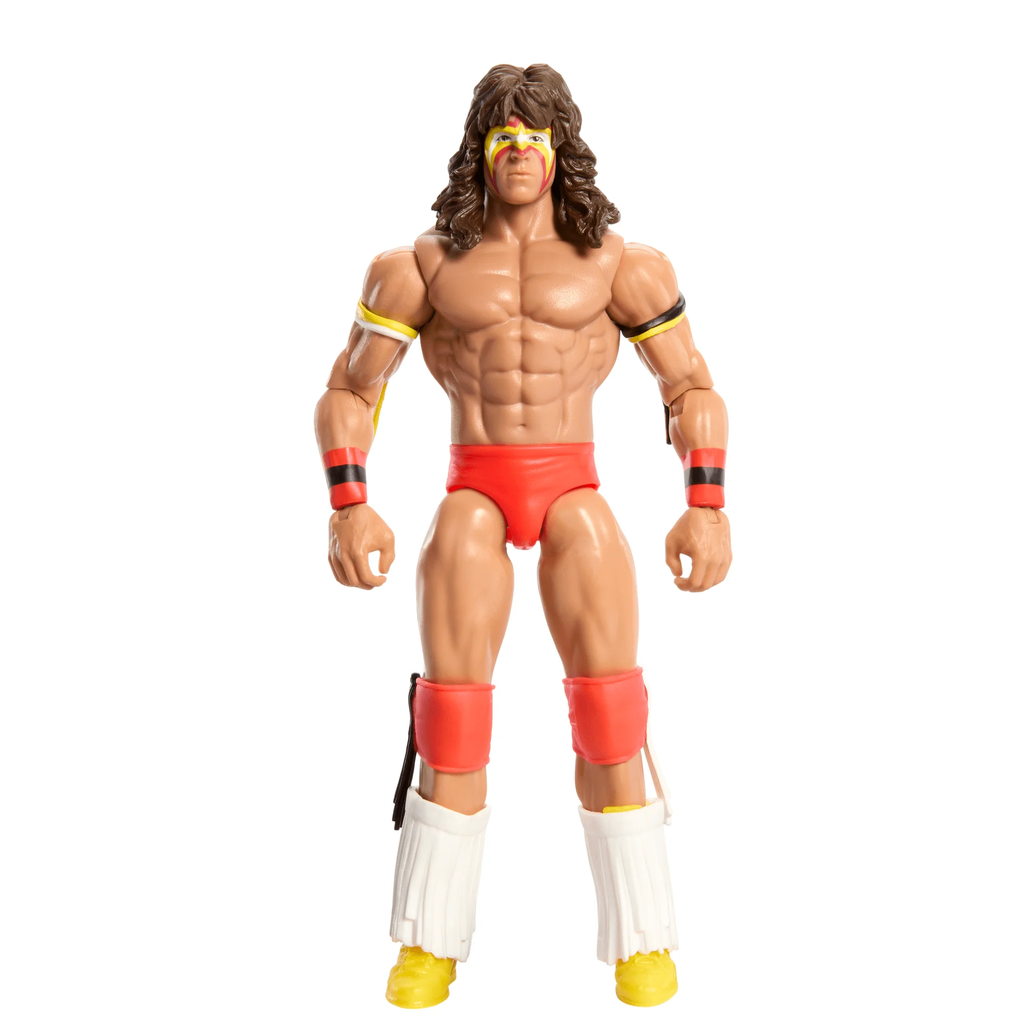 WWE Ultimate Warrior Action Figure, 6-inch Collectible Superstar With Articulation & Life-Like Look