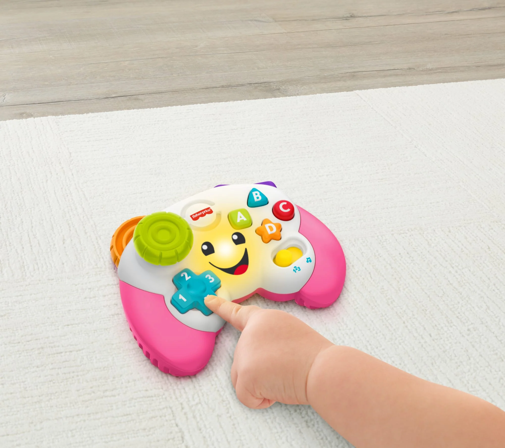 Fisher-Price Laugh & Learn Game & Learn Controller, Pink Interactive Infant Toy