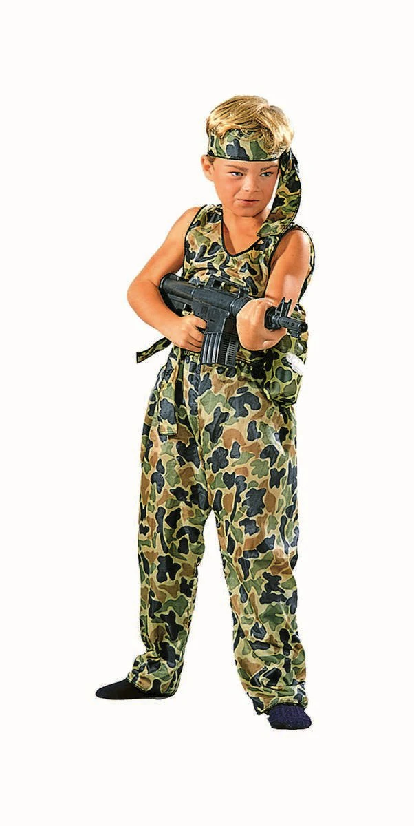 Jungle Fighter Soldier Costume (Child)