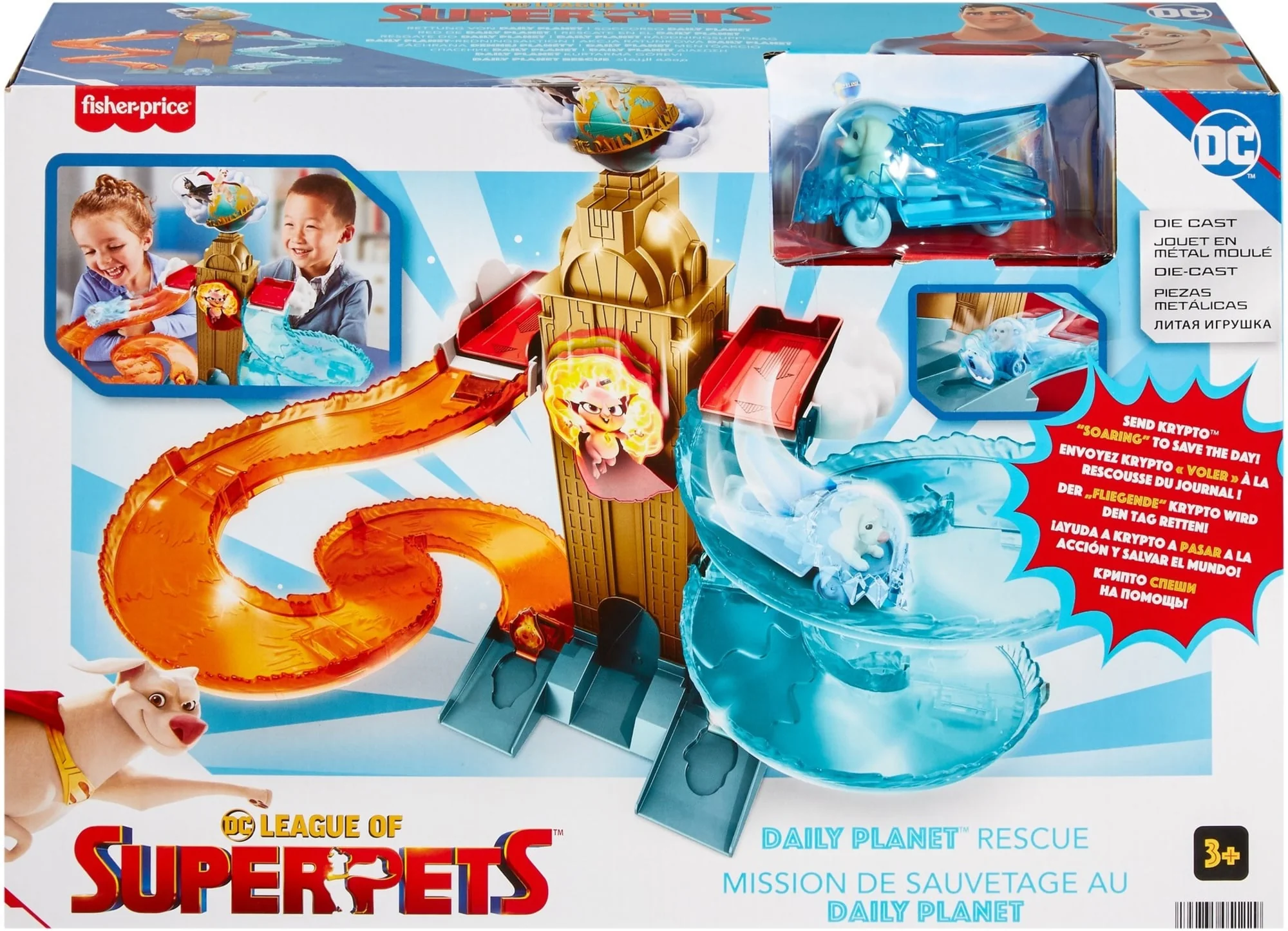 Fisher-Price DC League Of Super-Pets Daily Planet Rescue Playset