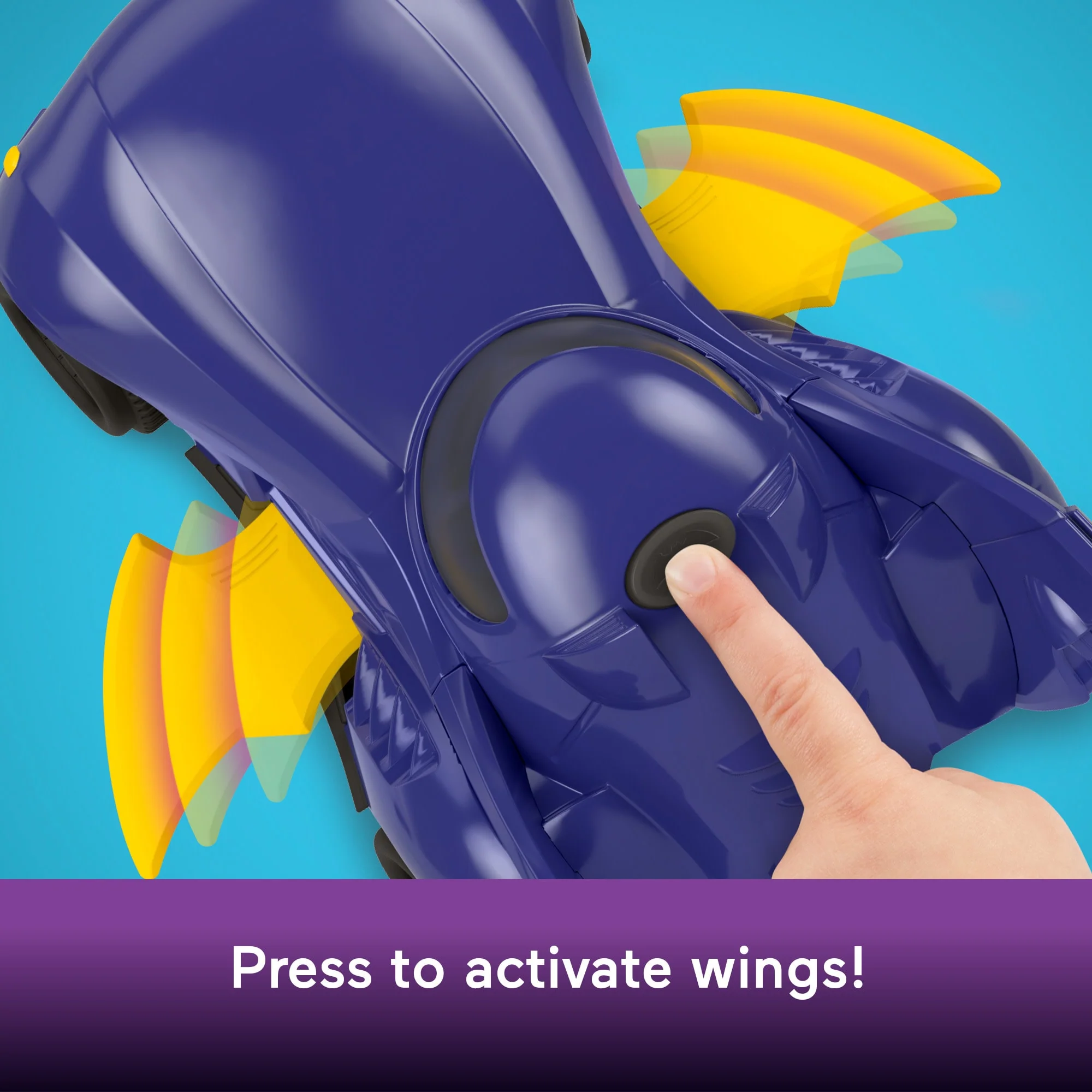 Fisher-Price DC Batwheels Bam the Batmobile Transforming RC, Remote Control Car For Kids 3Y+