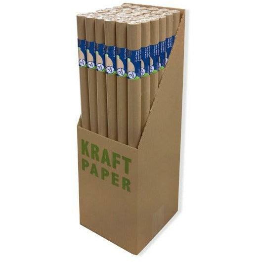 Kraft Roll 36in x 15ft PDQ Holds 36 Rolls